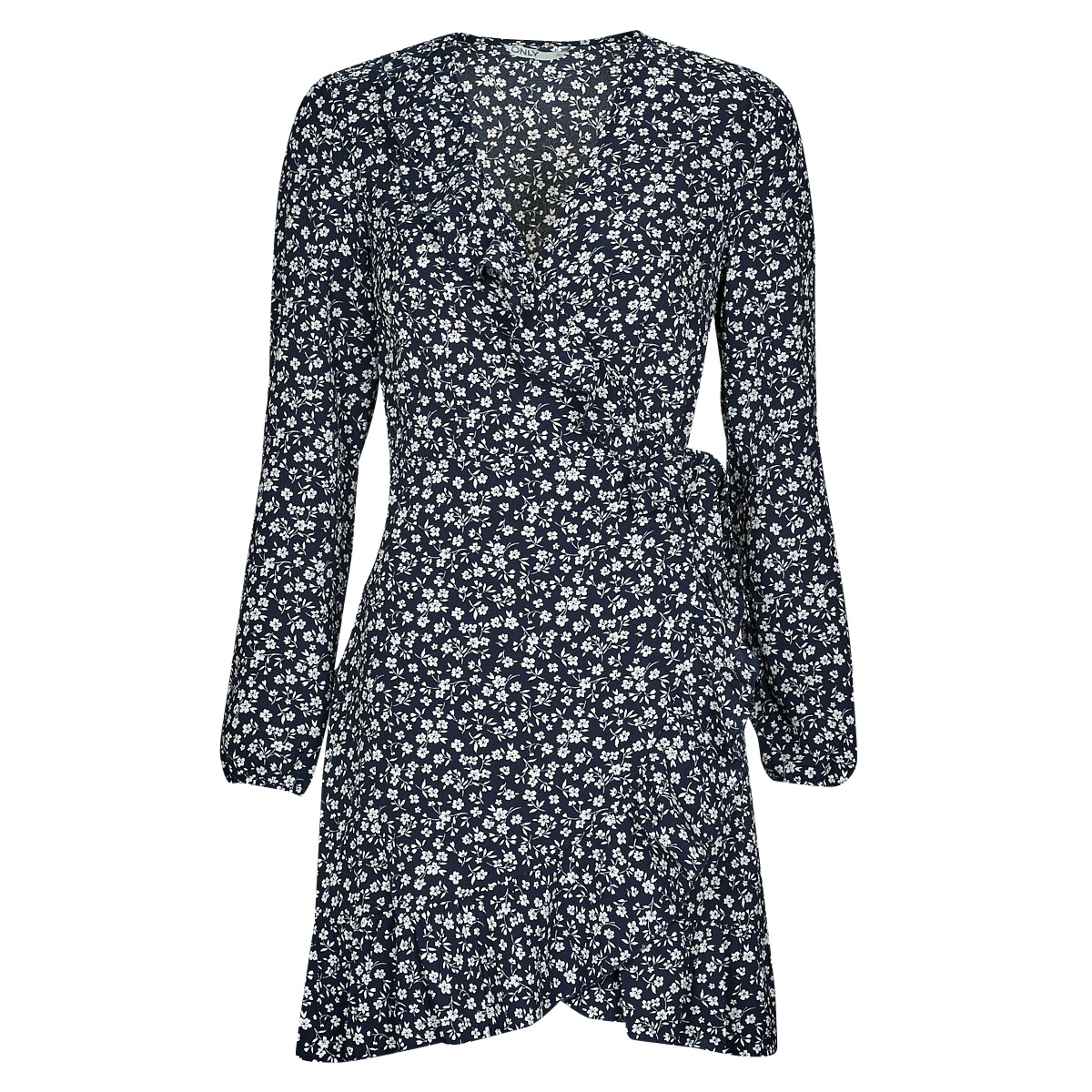 Κοντά Φορέματα Only ONLCARLY L/S WRAP SHORT DRESS
