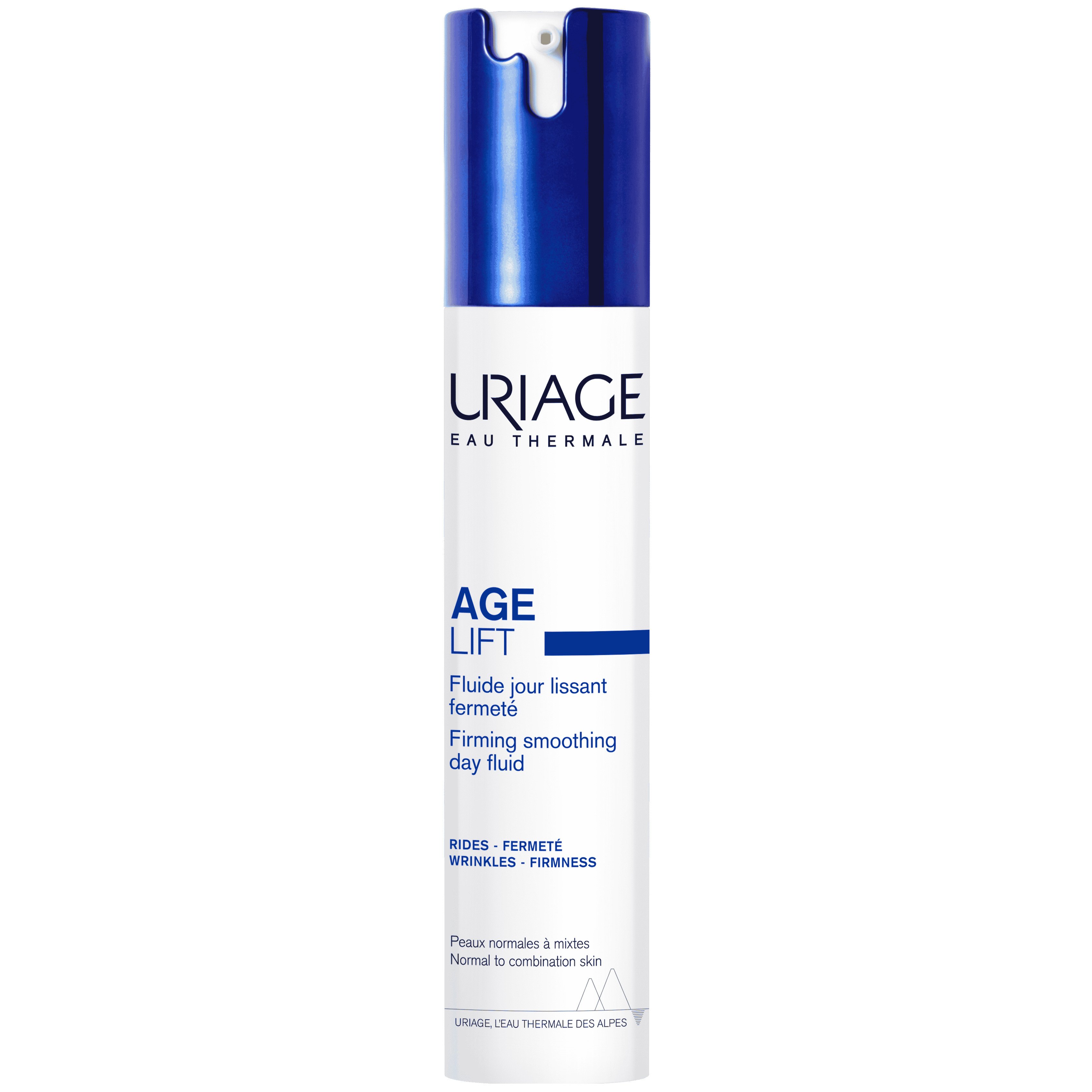 Uriage Age Lift Firming Smoothing Day Fluid Αντιγηραντικό Λεπτόρρευστο Γαλάκτωμα Προσώπου Ημέρας για Σύσφιξη & Μείωση των Ρυτίδων, Κατάλληλο για Κανονική - Μικτή Επιδερμίδα 40ml
