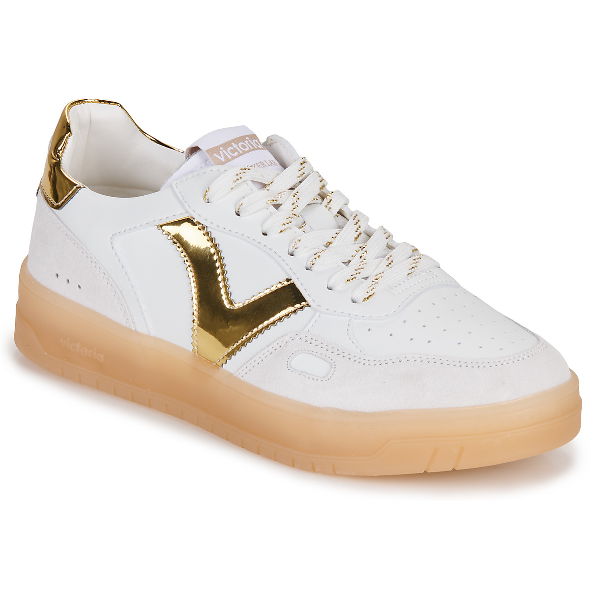 Xαμηλά Sneakers Victoria SEUL EFECTO PIEL SERRAJE LOGO METAL