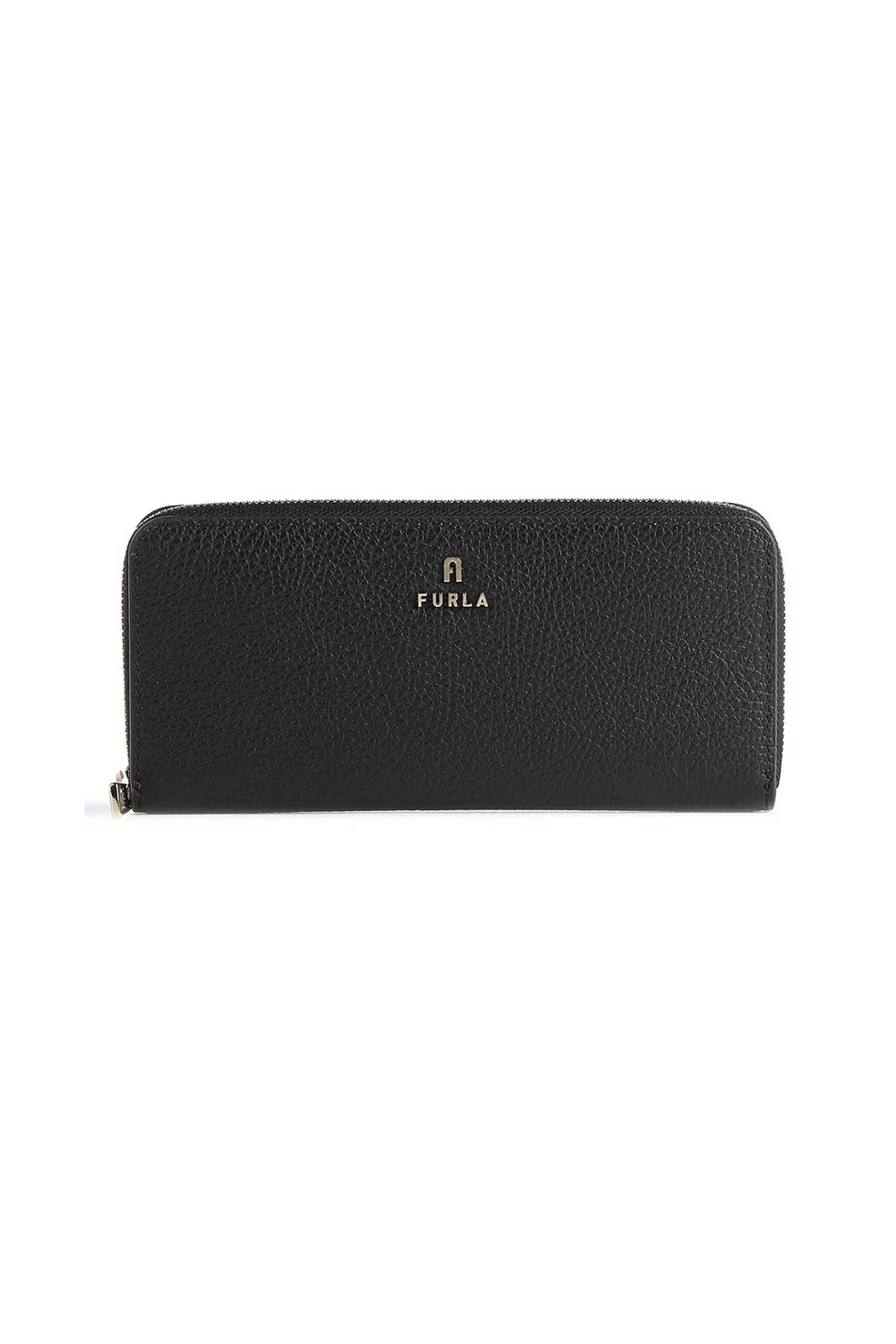 Furla γυναικείο πορτοφόλι με μεταλλικό λογότυπο "Camelia XL"