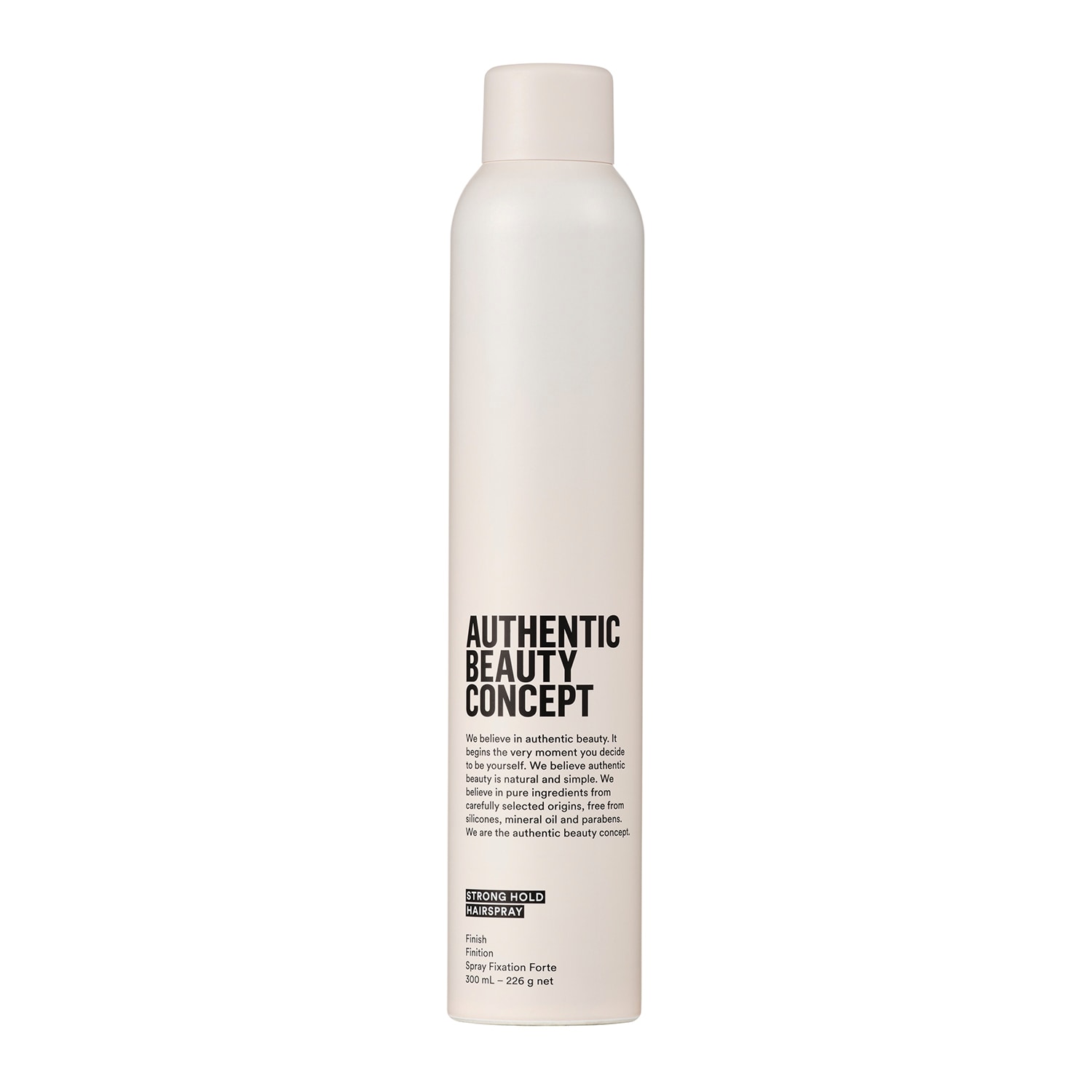 Authentic Beauty Concept - Strong Hold Hairspray - Λεπτή λακ γρήγορου στεγνώματος και δυνατού κρατήματος | 300 ml