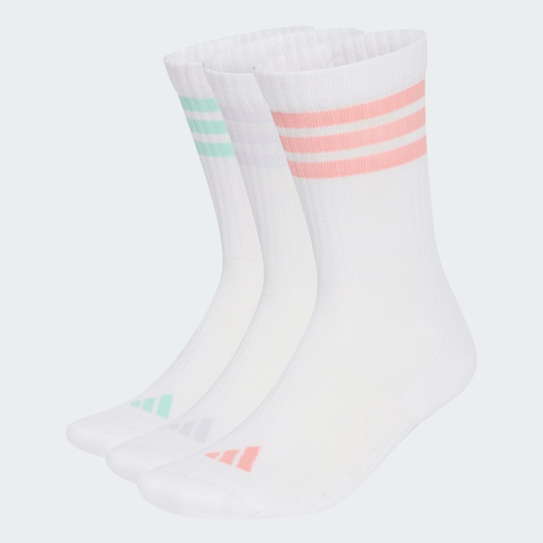 Κάλτσες 3-Stripes Cushioned Crew Socks 3 Pair Pack