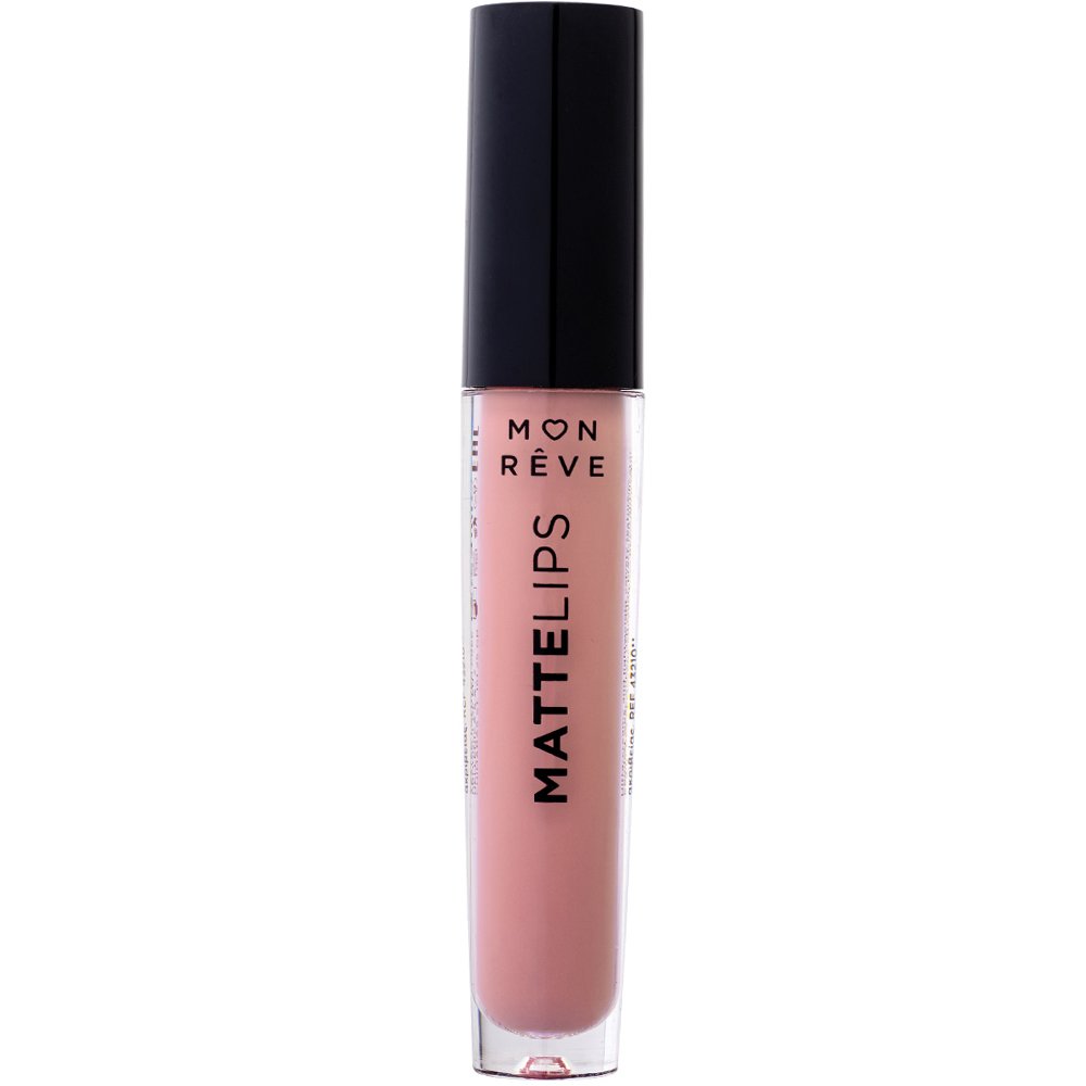 Mon Reve Matte Lips Liquid Lipstick Υγρό Ματ Κραγιόν με Πλούσιο Χρώμα Μεγάλης Διάρκειας 4ml - 02