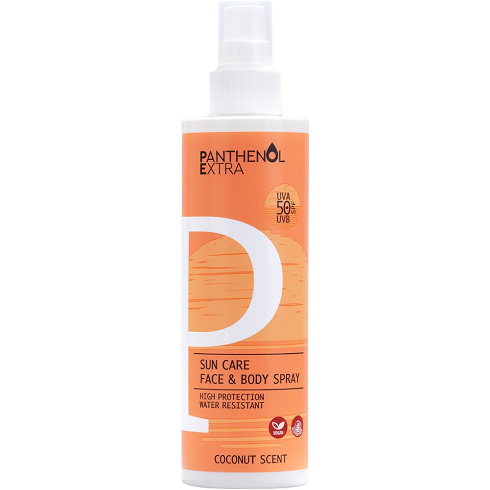 Panthenol Extra Sun Care Face & Body Spray Spf50 Αντηλιακό Γαλάκτωμα Σπρέι Προσώπου & Σώματος Υψηλής Προστασίας 250ml