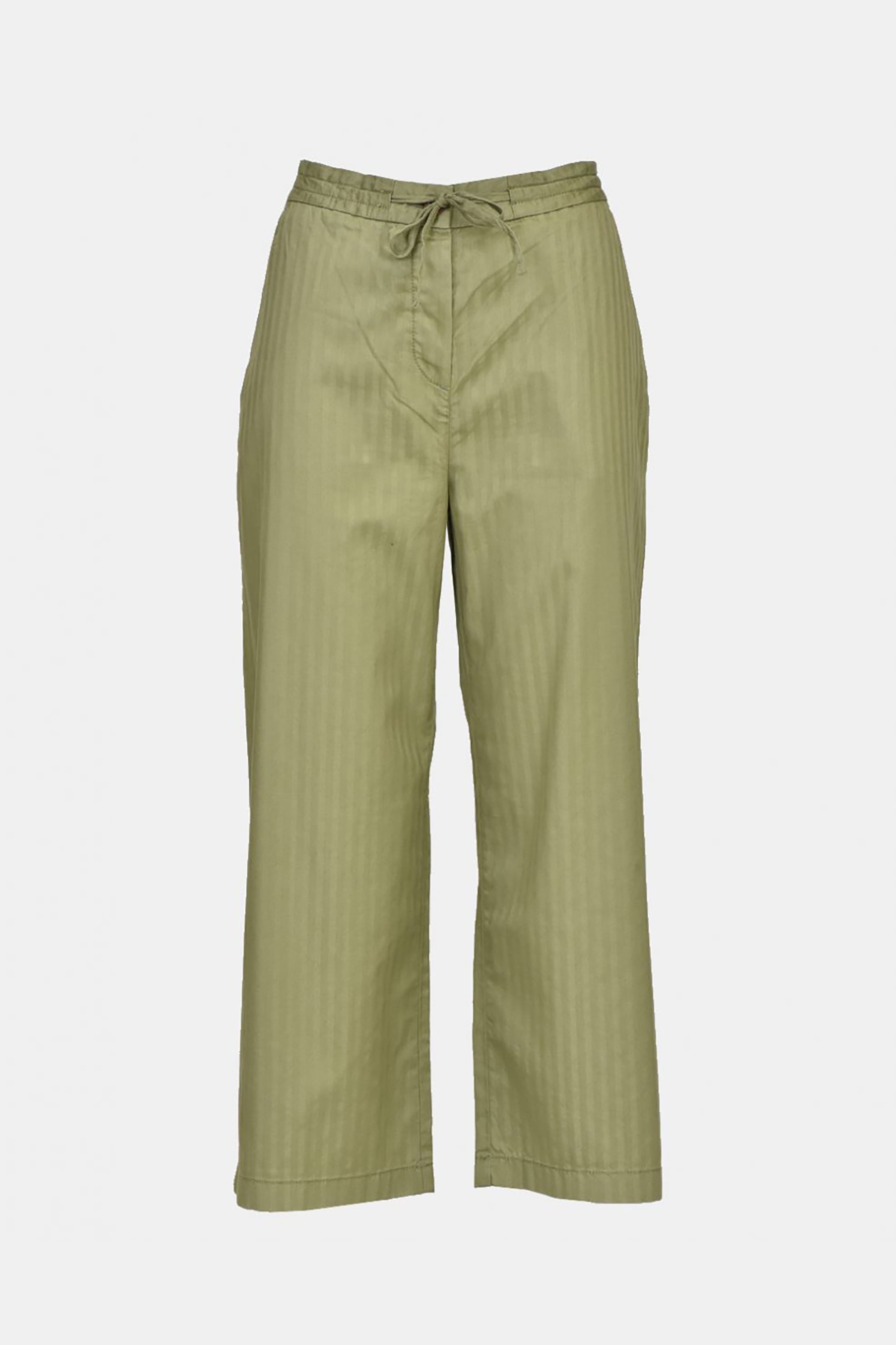 Gant γυναικείο παντελόνι cropped με ρίγες ton sur ton