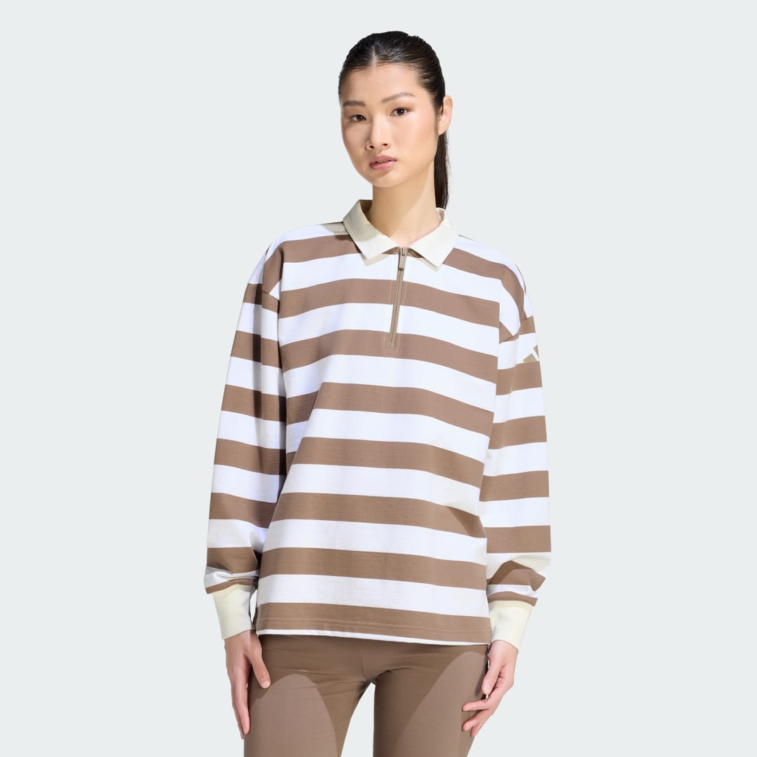 Μακρυμάνικο polo Essentials Contemporary French Terry