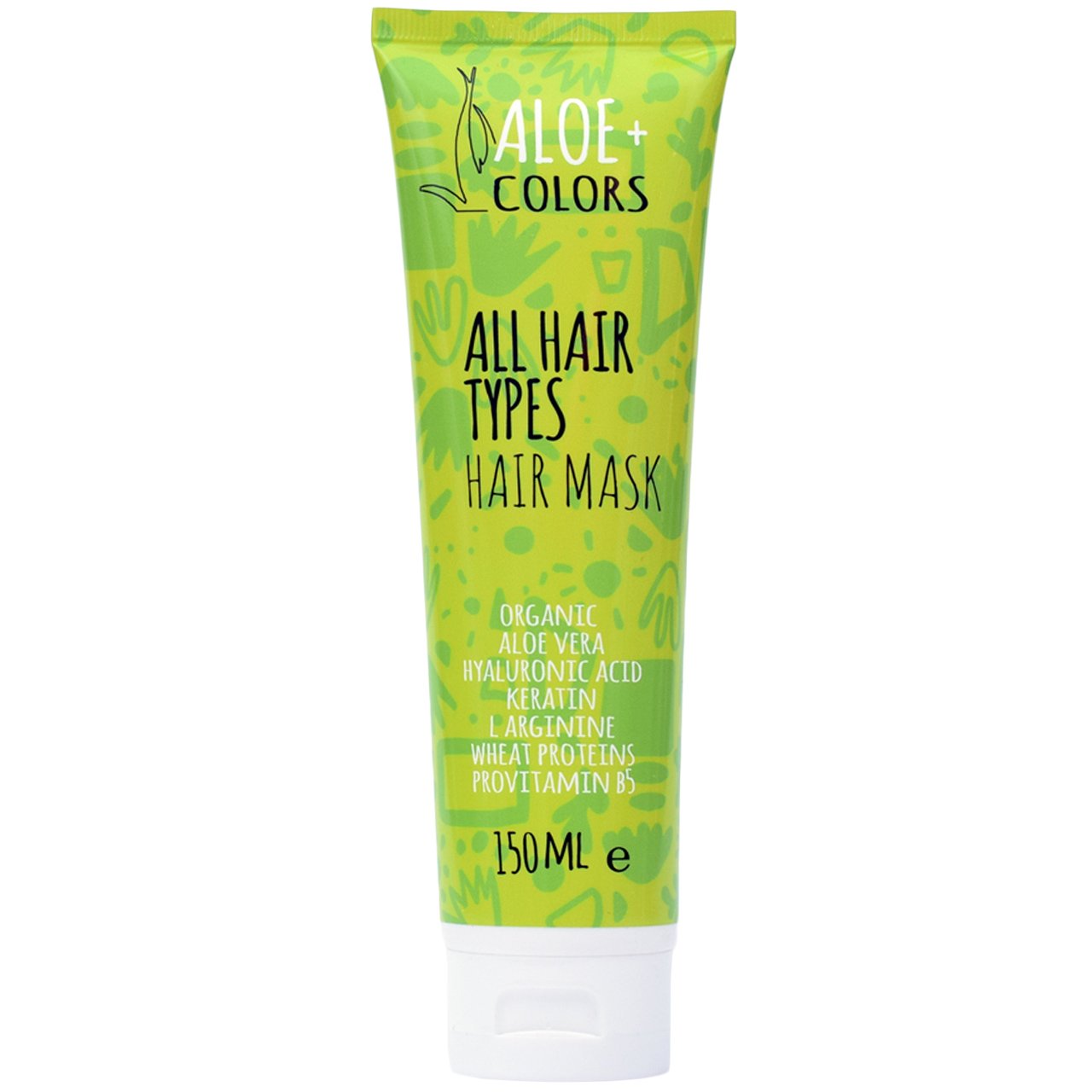 Aloe+ Colors All Hair Types Hair Mask Ενυδατική Μάσκα Μαλλιών για Λάμψη & Θρέψη, Κατάλληλη για Όλους τους Τύπους Μαλλιών 150ml