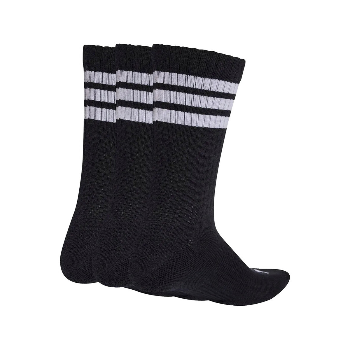 Αθλητικές κάλτσες adidas Chaussettes 3-stripes cushioned noir/blanc