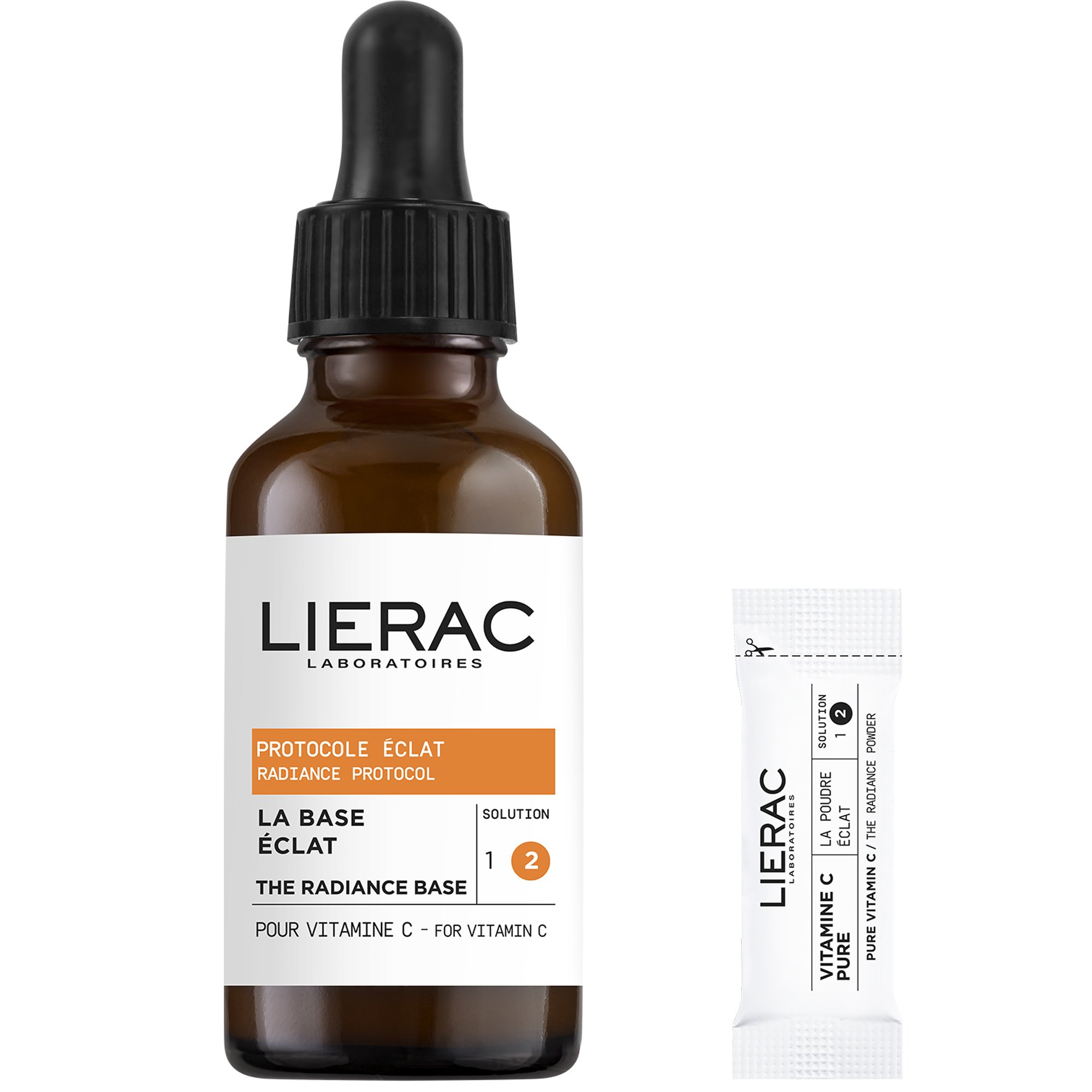 Lierac Radiance Protocol The Concentrated Serum Συμπυκνωμένος Ορός με Βιταμίνη C που Αναδεικνύει, Αναζωογονεί & Λειαίνει την Επιδερμίδα 30ml + 14 Φακελάκια x 0,2g