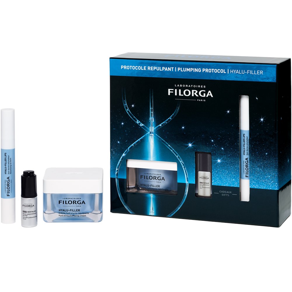 Filorga Promo Hyalu-Filler Hydrating Plumping Cream 50ml & Δώρο NCEF-Revitalize Anti-Age Serum 5ml & Δώρο Lip Filler Balm 4g