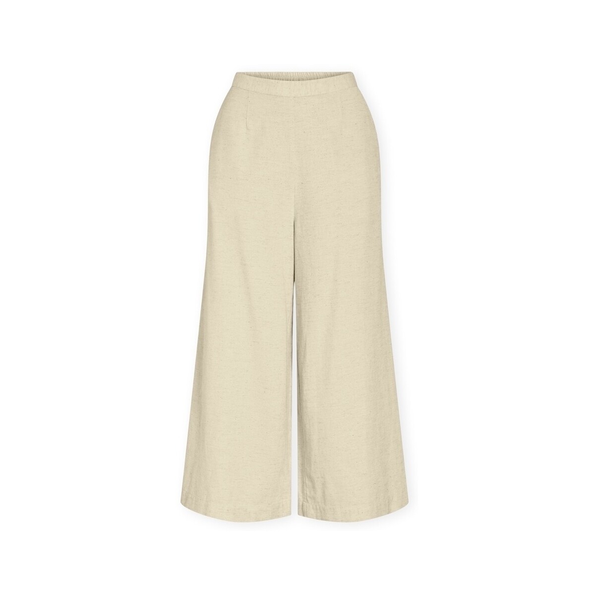 Παντελόνια Vila Prisilla Trousers - Super Light Natural Melange