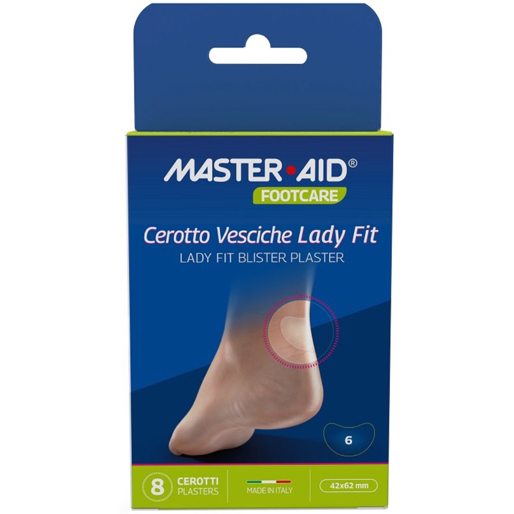 Master Aid Footcare Ladyfit Blister Plaster Υδροκολλοειδές Επίθεμα για Φουσκάλες 6 Τεμάχια