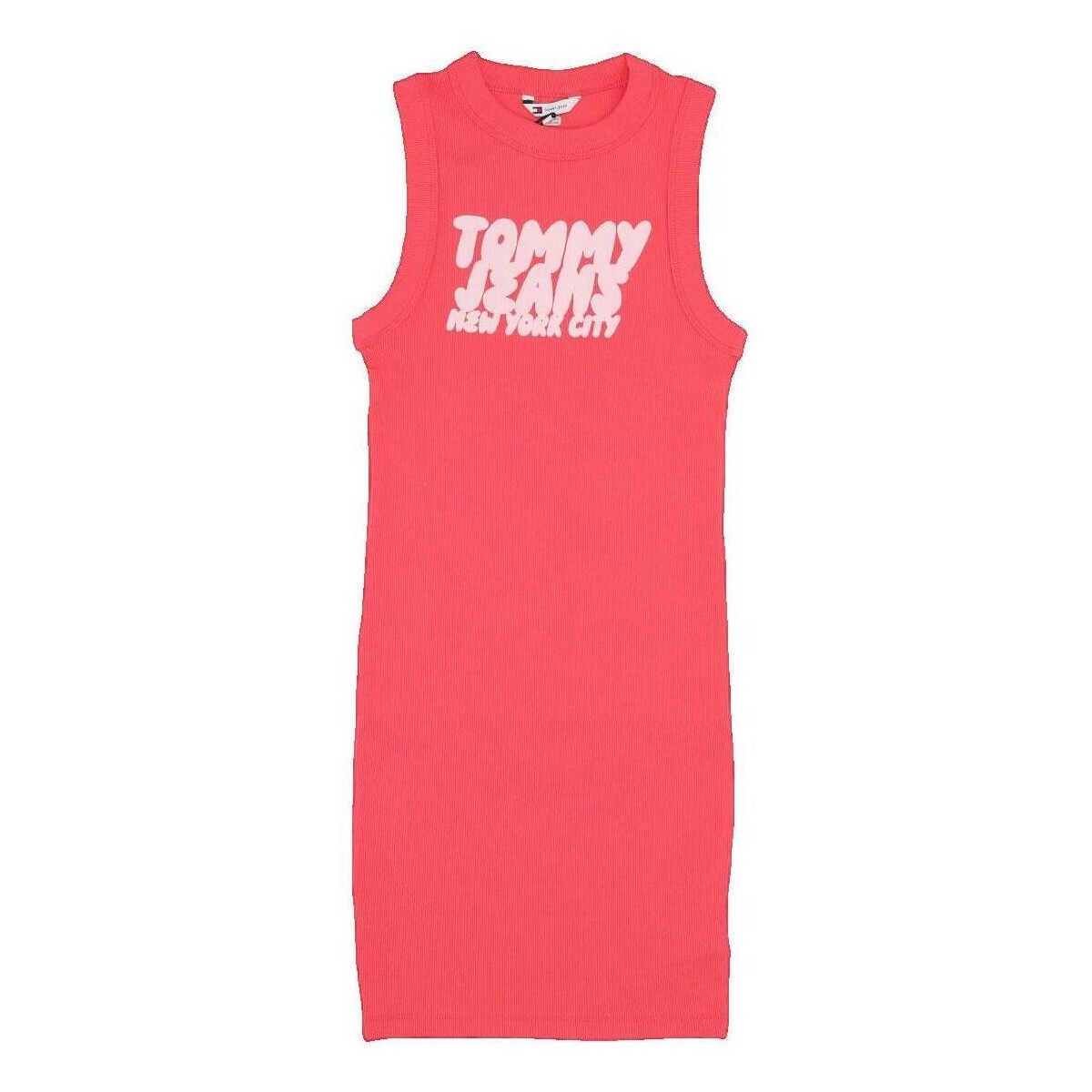 Κοντά Φορέματα Tommy Hilfiger Robe Tommy Hilfiger Slim Fit Rose Fuchsia