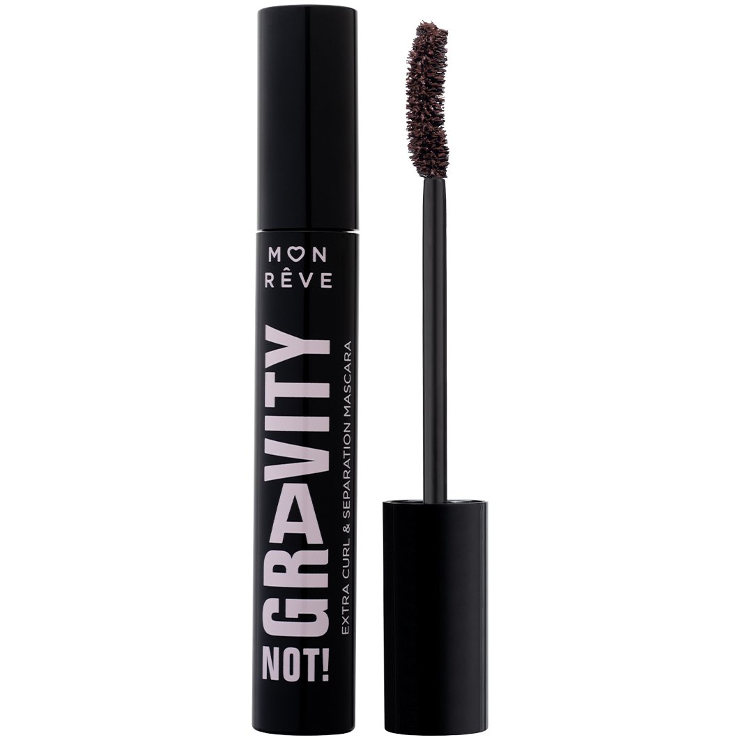 Mon Reve Gravity Not! Mascara Μάσκαρα για Έντονο Όγκο & Διαχωρισμό με Βουρτσάκι Ακριβείας σε Μαύρο Χρώμα 12ml