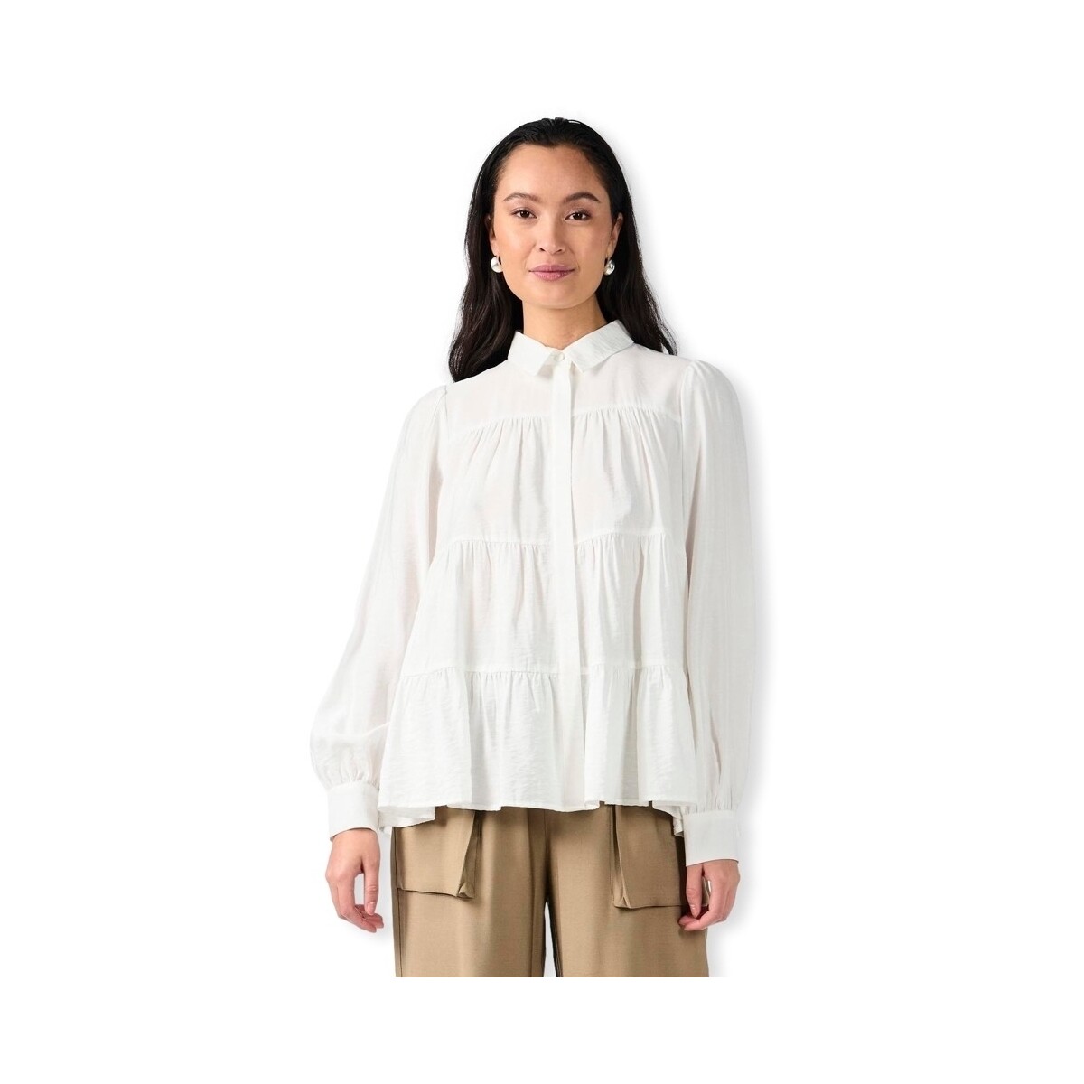 Μπλούζα Y.a.s YAS Noos Pala Shirt - White