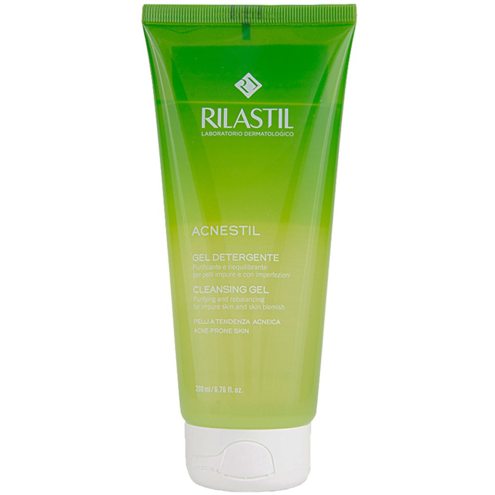 Rilastil Acnestil Purifying Cleansing Gel Καθαριστικό Gel Προσώπου για Λιπαρή, Μικτή Επιδερμίδα με Ατέλειες & Τάση Ακμής 200ml