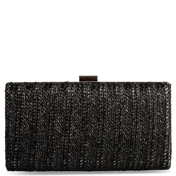 RAFFIA CLUTCH BAG