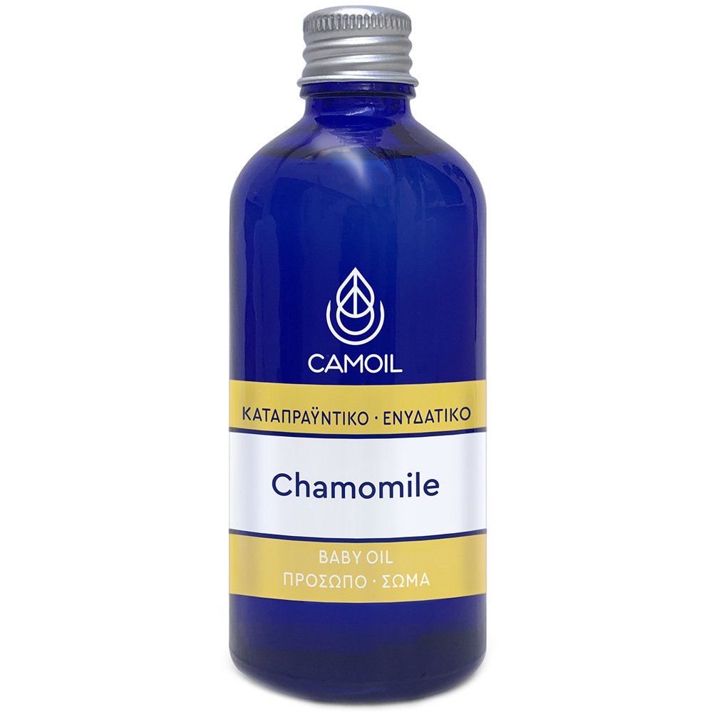 Camoil Soothing & Hydrating Chamomile Baby Oil Ενυδατικό Έλαιο με Καταπραϋντική Δράση για Πρόσωπο & Σώμα 100ml