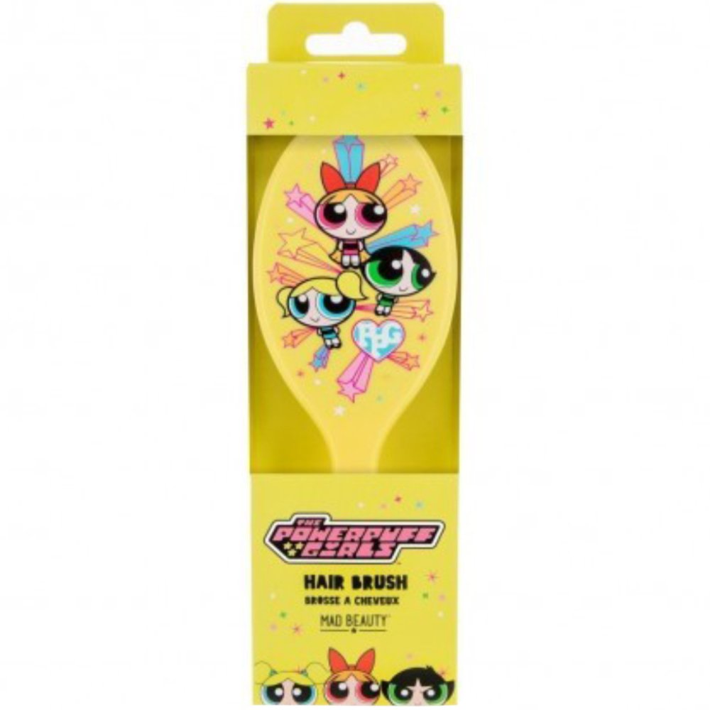 Mad Beauty Disney Powerpuff Girls Super Cute Hair Brush Βούρτσα Μαλλιών Εμπνευσμένο από το Χαρακτήρα Powerpuff Girls της Disney 1 Τεμάχιο