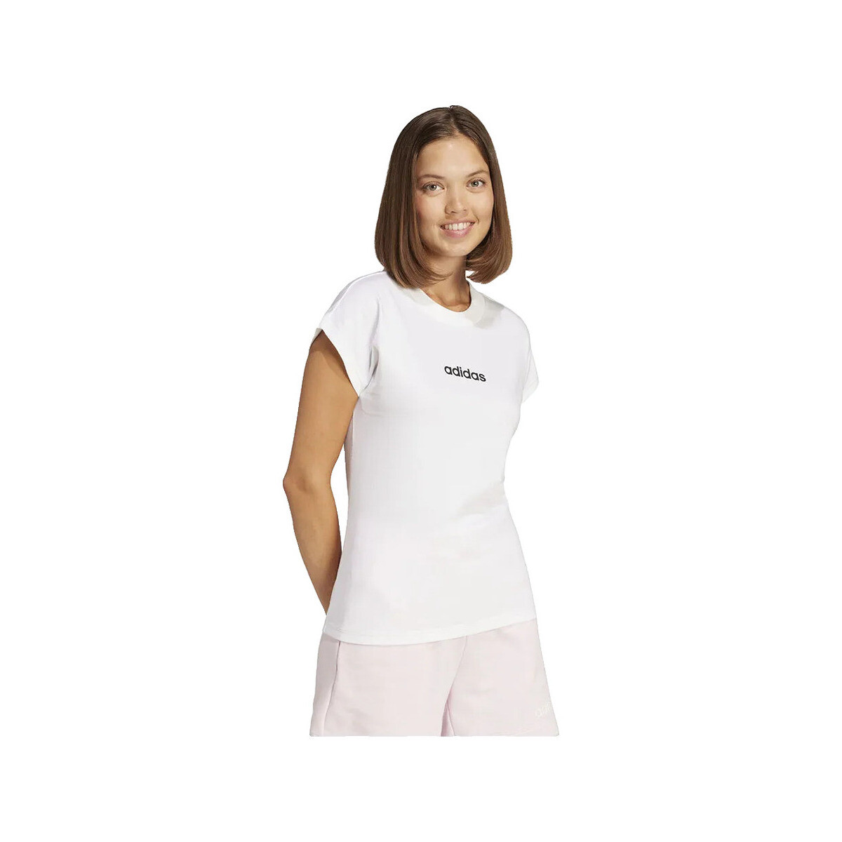 T-shirt με κοντά μανίκια adidas T-shirt Essentials Linear coton