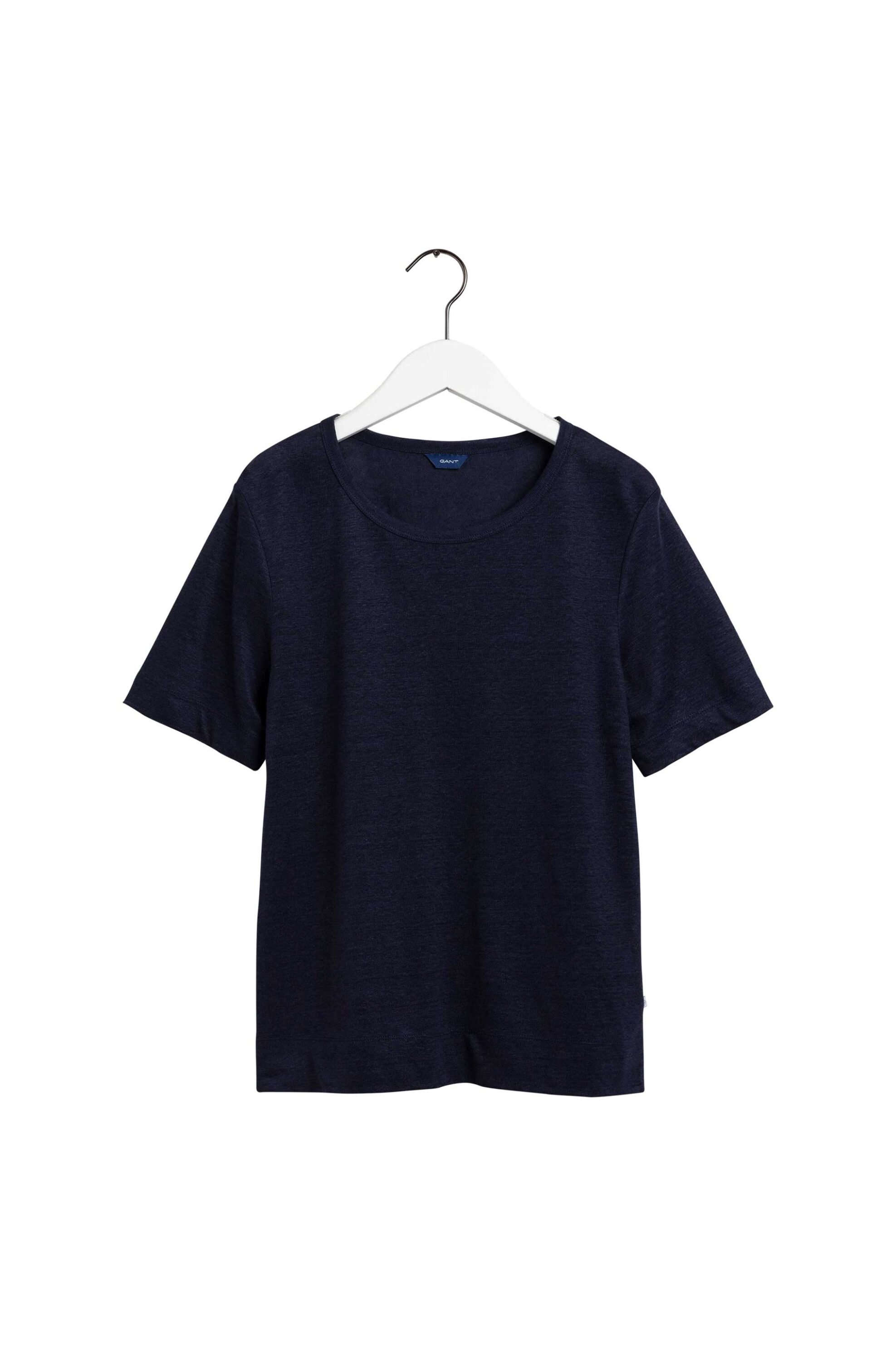 Gant γυναικείο T-shirt λινό μονόχρωμο