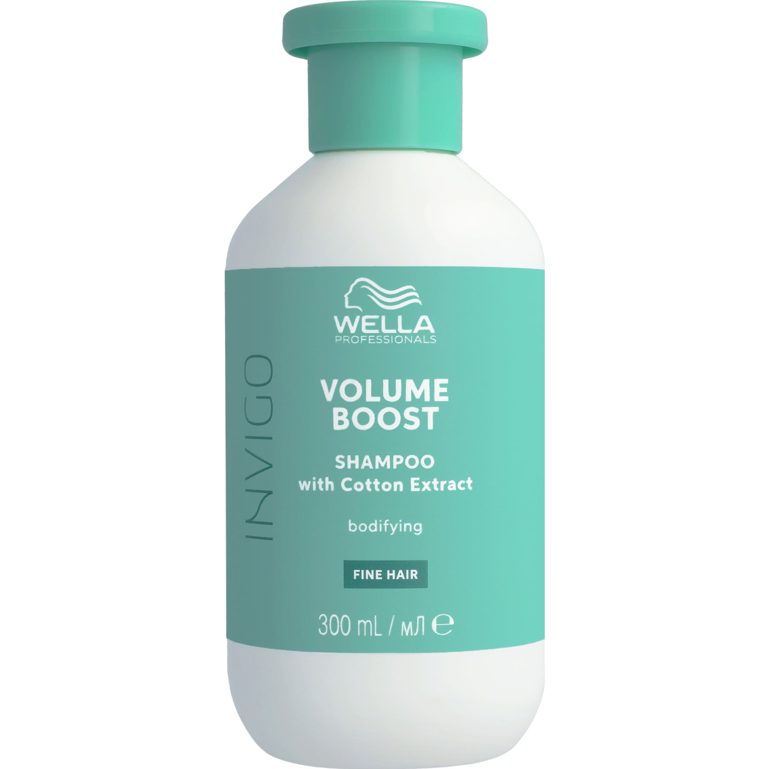 Wella Professionals Invigo Volume Boost Shampoo Fine Hair With Cotton Extract Σαμπουάν Περιποίησης για Λεπτά Μαλλιά που Δίνει Όγκο, Ανάλαφρη Αίσθηση & Αφαιρεί τους Ρύπους 300ml