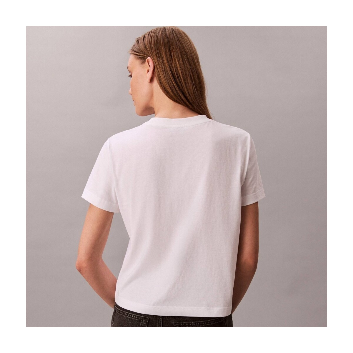T-shirts & Polos Calvin Klein Jeans Ss Fitted Script Calvin
