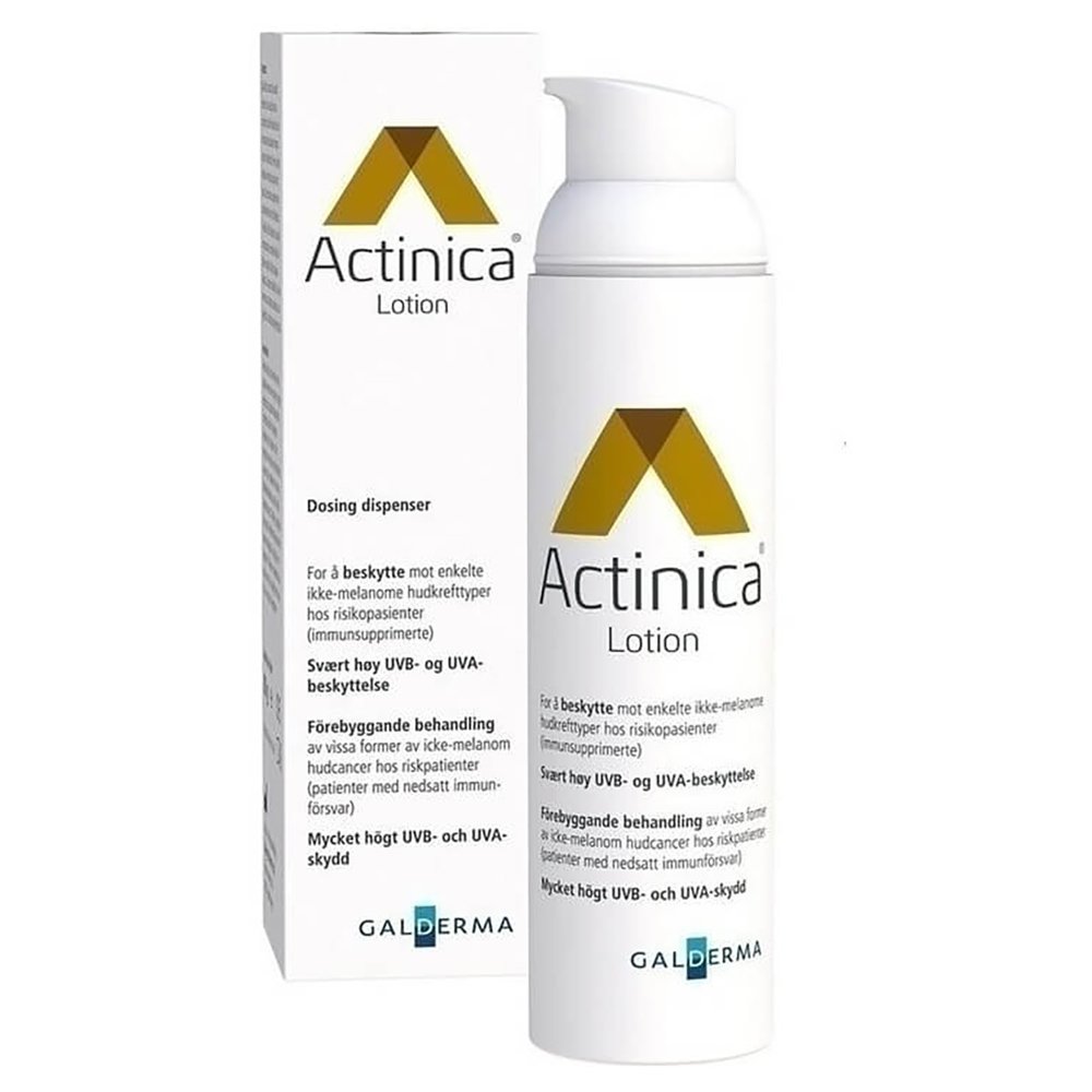 Actinica Lotion Spf50+ Ενυδατικό Αντηλιακό Γαλάκτωμα Πολύ Υψηλής Προστασίας Χωρίς Άρωμα 80g