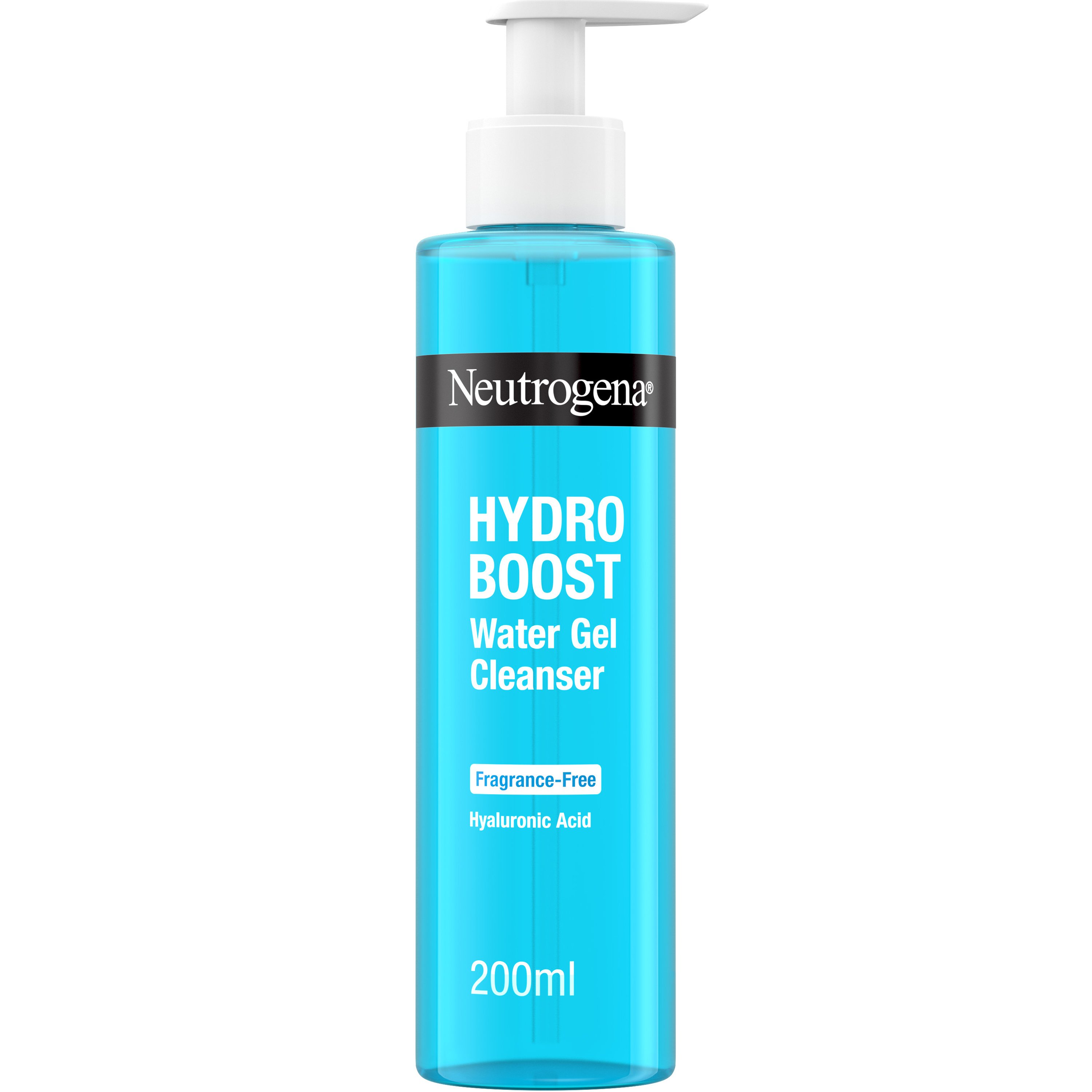 Neutrogena Hydro Boost Cleanser Water Gel Ενυδατικό Gel Καθαριστικό Προσώπου Χωρίς Άρωμα με Υαλουρονικό Οξύ, Κατάλληλο για Όλους τους Τύπους Επιδερμίδας 200ml