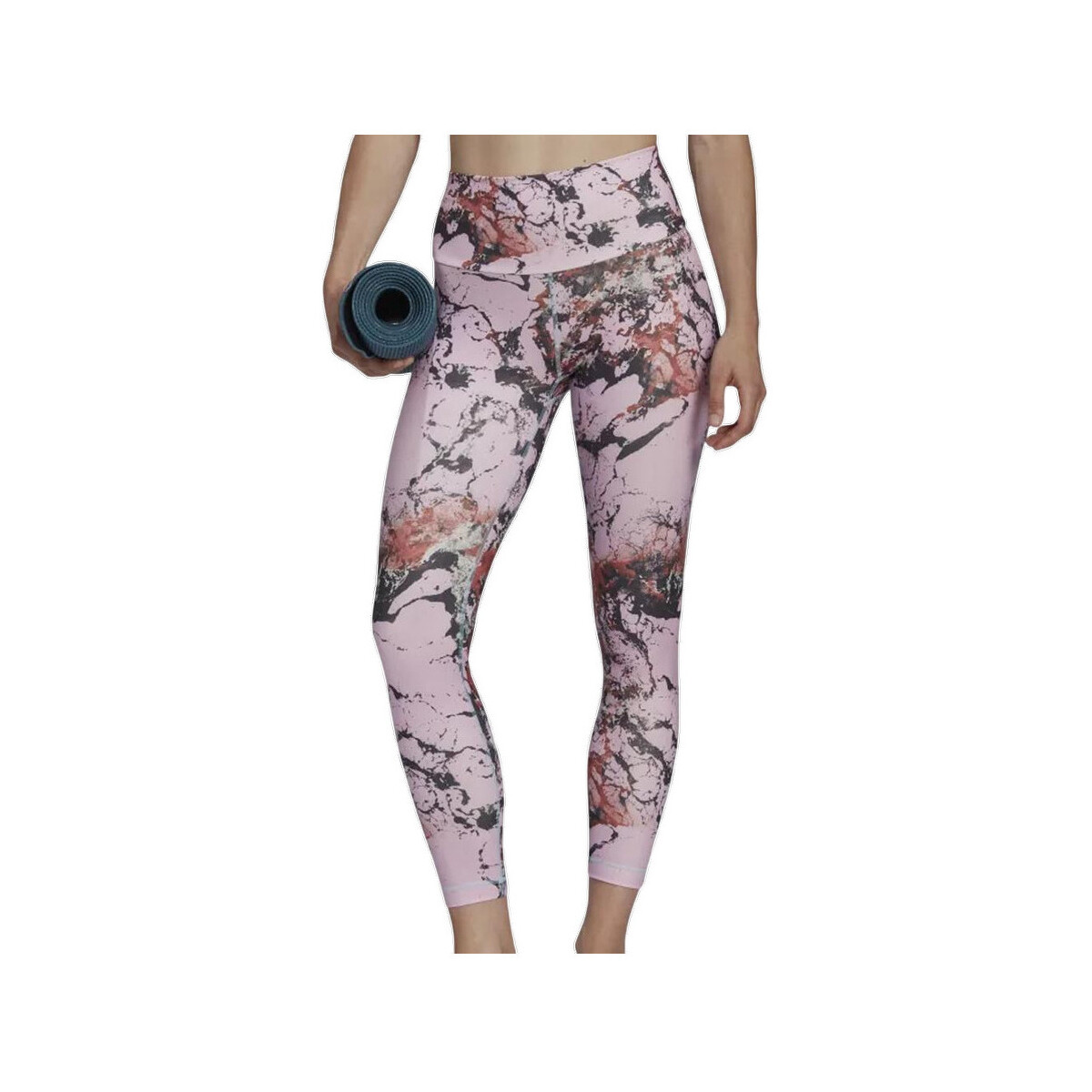 Καλσόν adidas Leggings Yoga Essentials taille haute AEROREADY rose