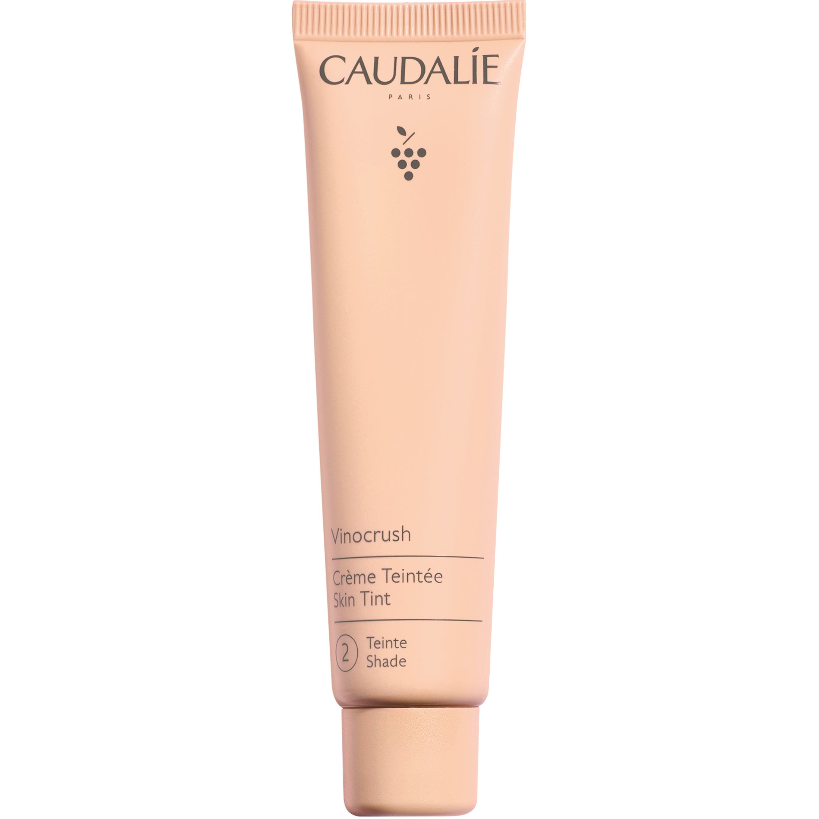 Caudalie Vinocrush Skin Tint Ενυδατική - Καταπραϋντική Κρέμα Ημέρας με Υαλουρονικό Οξύ, Νιασιναμίδη & Φυσικές Χρωστικές 30ml - Shade 2