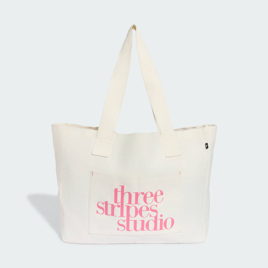 THREE STRIPES STUDIO CANVAS TOTE BAG