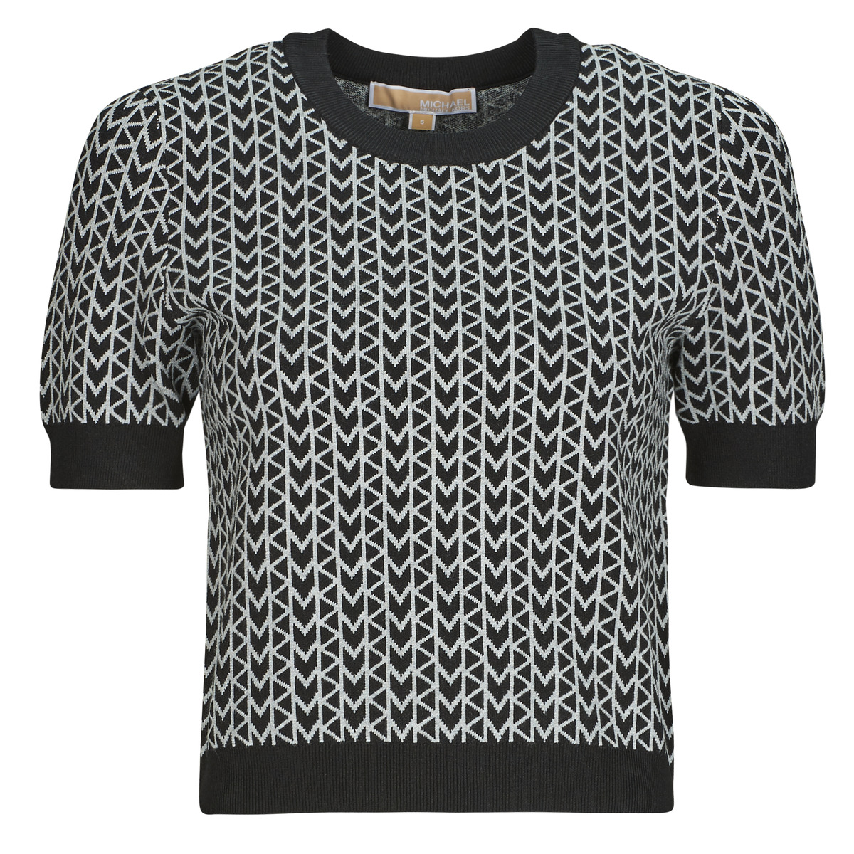 Μπλούζα MICHAEL Michael Kors MK JACQUARD SS CREW