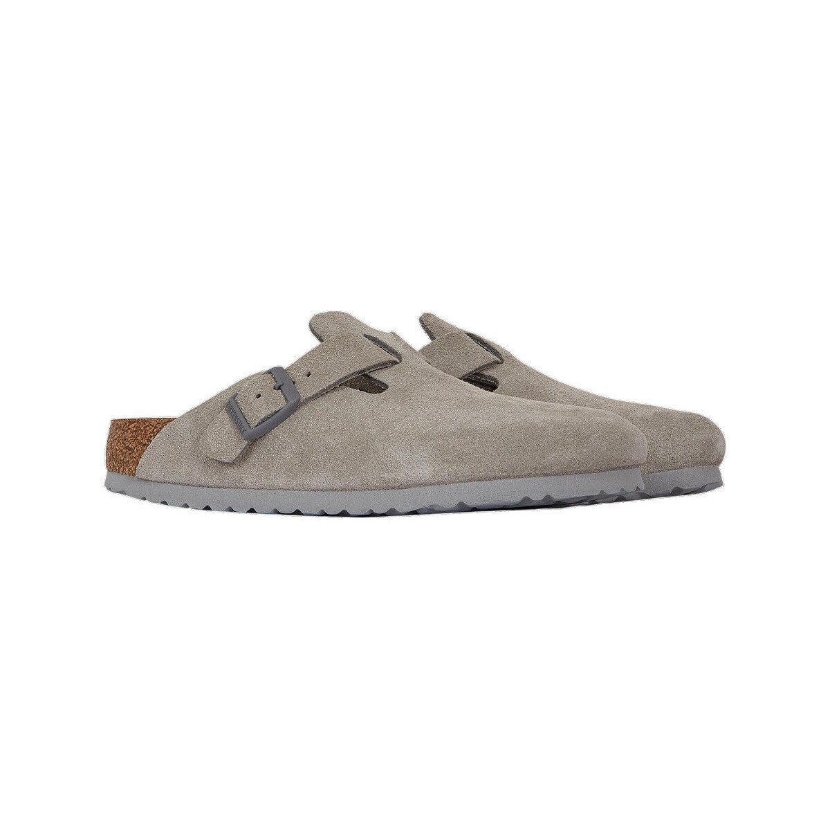 Mules BIRKENSTOCK Mocassins Boston cuir nubuck imperméable