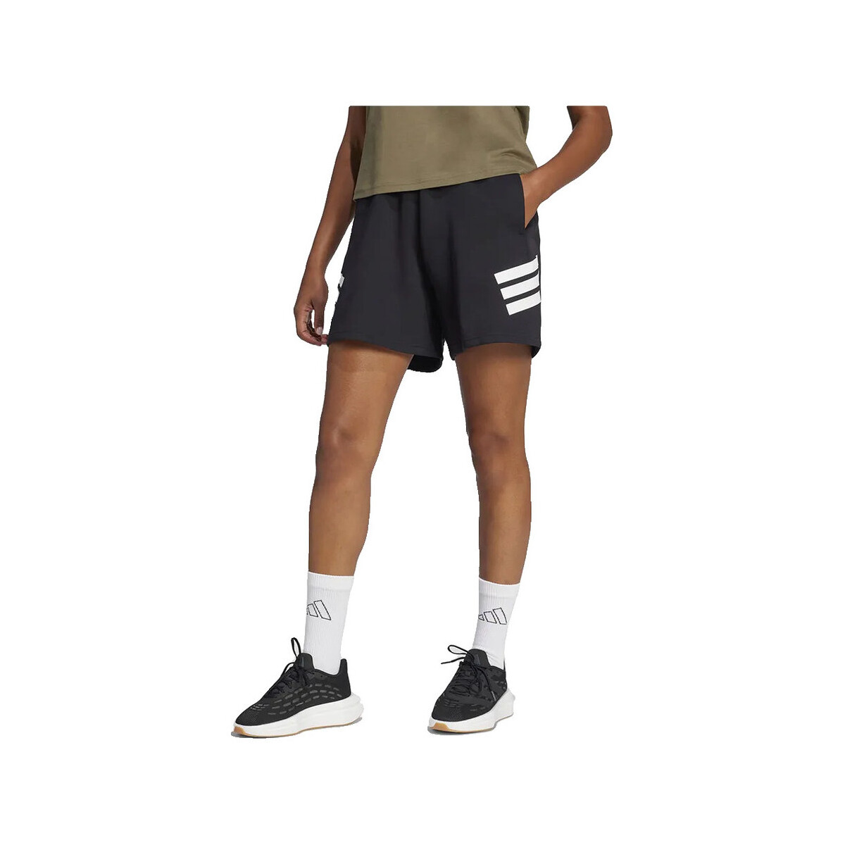 Shorts & Βερμούδες adidas Short Future Icons 3 Stripes taille élastique