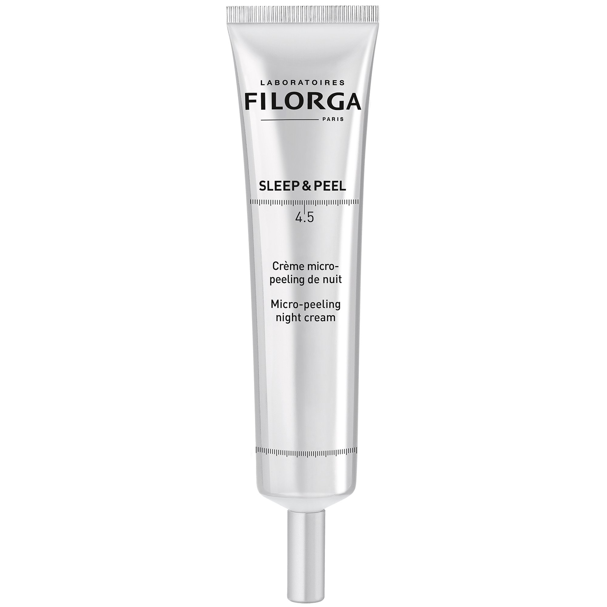 Filorga Sleep & Peel 4.5 Micro Peeling Night Cream Κρέμα Νυκτός για Εντατικό Peeling, Λεπτές Γραμμές, Θαμπή Όψη, Ανομοιόμορφη Υφή Δέρματος 40ml