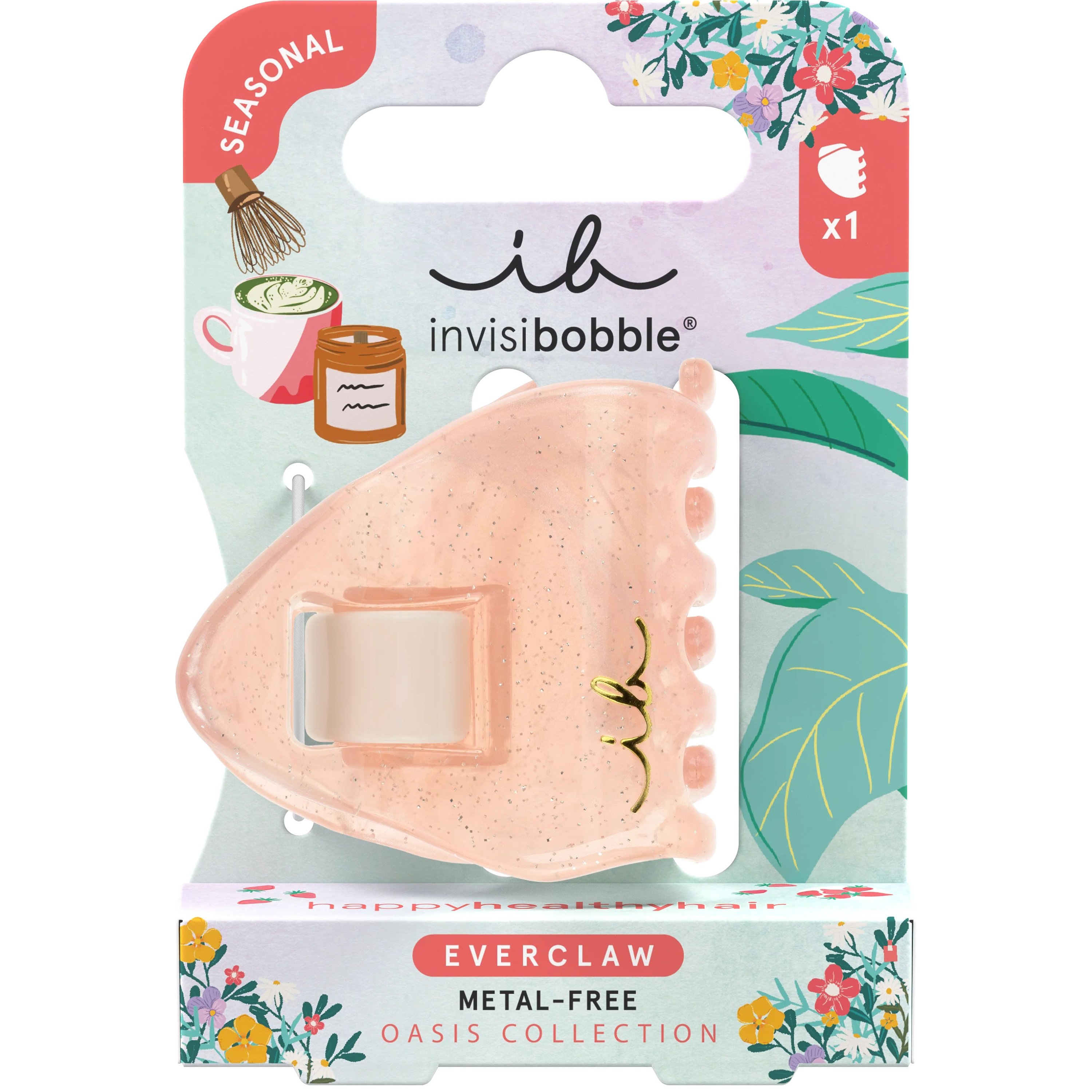 Invisibobble Clipstar Everclaw Oasis Coral Crush Κλάμερ για Λεπτά & Κανονικά Μαλλιά 1 Τεμάχιο