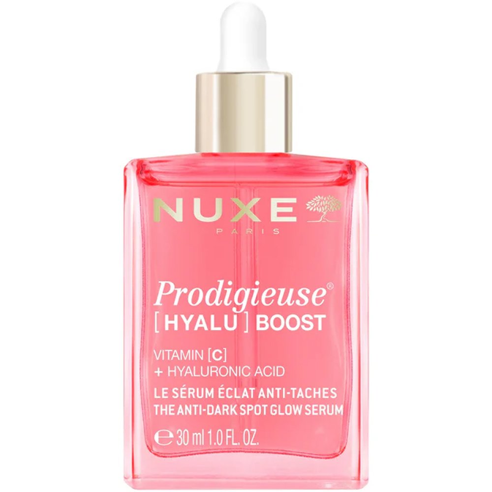 Nuxe Prodigieuse [Hyalu] Boost The Anti-Dark Spot Glow Serum Ορός Λάμψης κατά των Κηλίδων που Ομοιομορφοποιεί, Χαρίζει Φωτεινότητα & Γεμίζει το Πρόσωπο 30ml