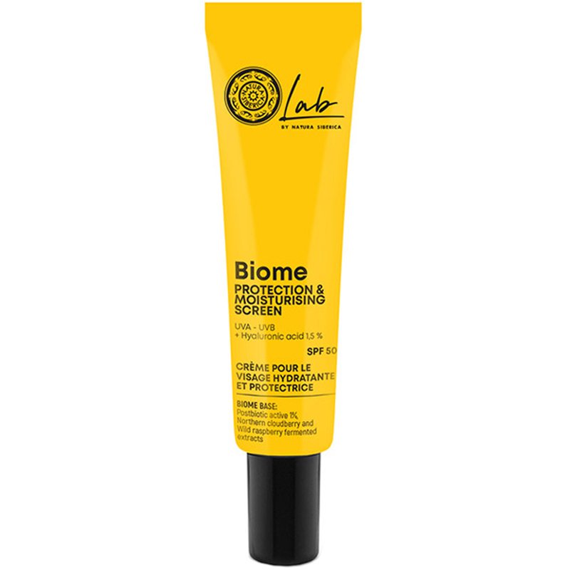 Natura Siberica Lab Biome Protection & Moisturising Face Screen Spf50 Ενυδατική Κρέμα Προσώπου Υψηλής Αντηλιακής Προστασίας 30ml