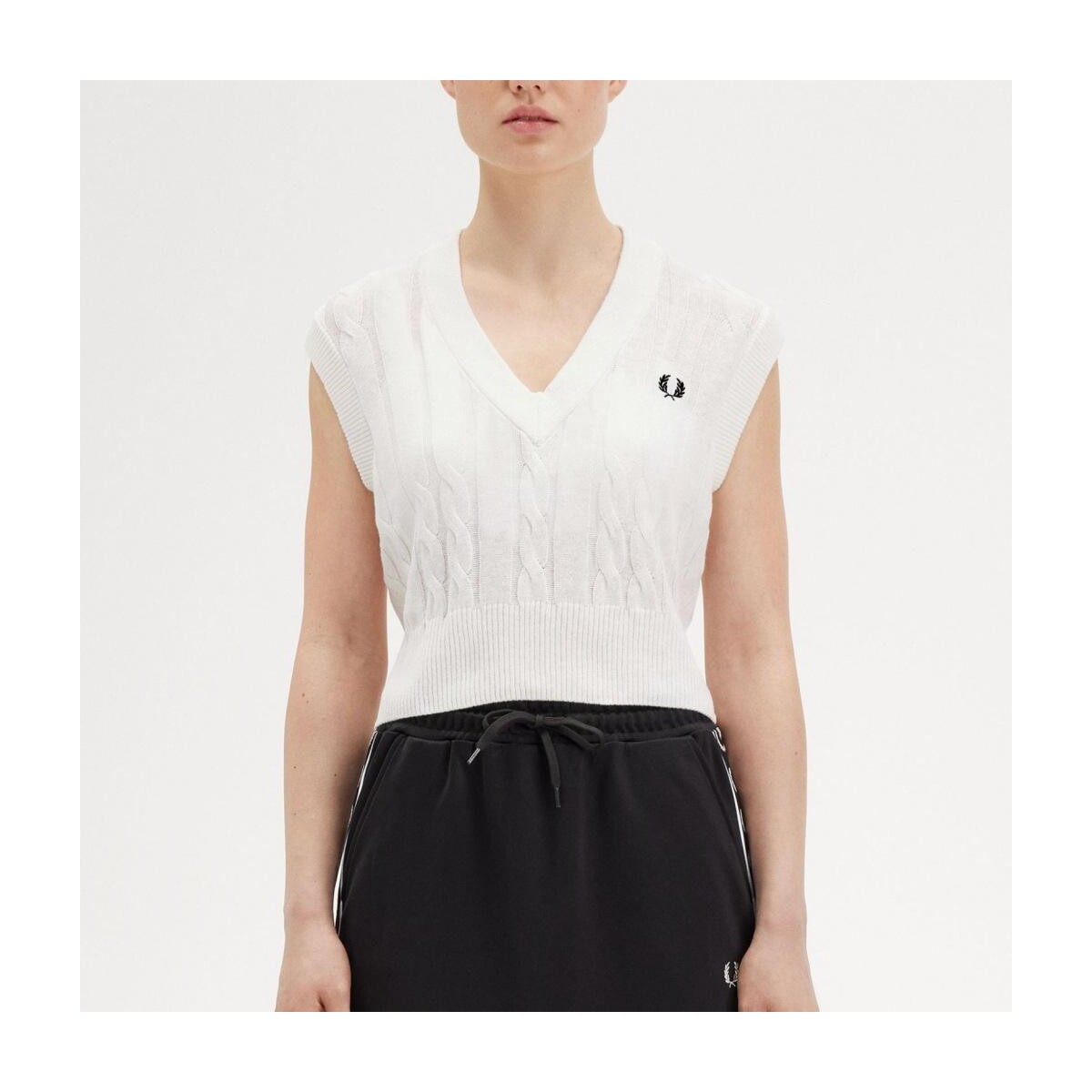 Πουλόβερ Fred Perry Cable Knit Tank