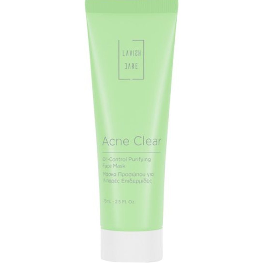 Lavish Care Acne Clear Oil Control Purifying Face Mask Καταπραϋντική Μάσκα Προσώπου Κατά των Ατελειών για Λιπαρές Επιδερμίδες 75m