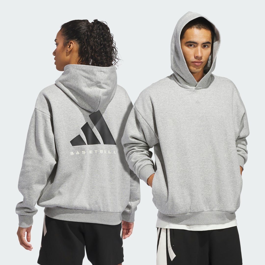 adidas Basketball Fleece Hoodie (Gender Neutral)