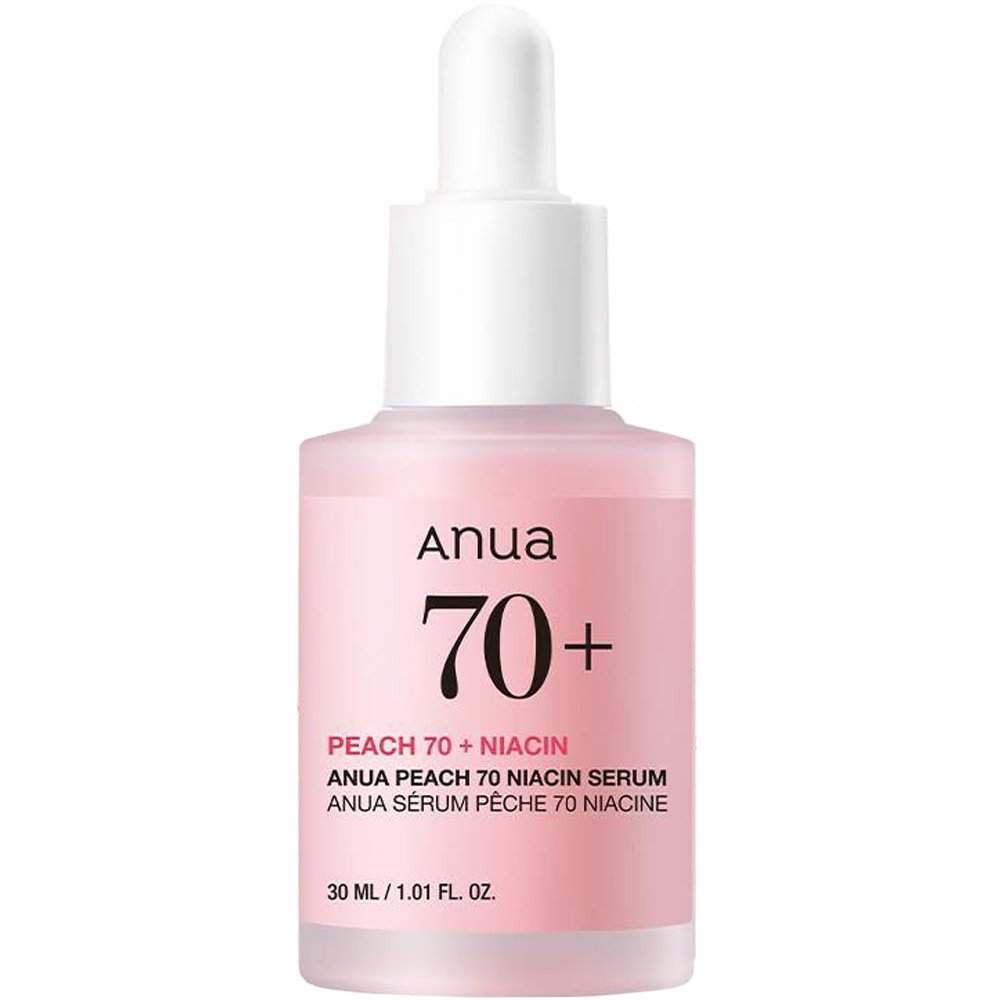 Anua Peach 70% Niacin Serum Ορός Προσώπου με Νιασίνη που Βελτιώνει την Υφή της Επιδερμίδας & Αφήνει το Δέρμα Λαμπερό & Φωτεινό 30ml