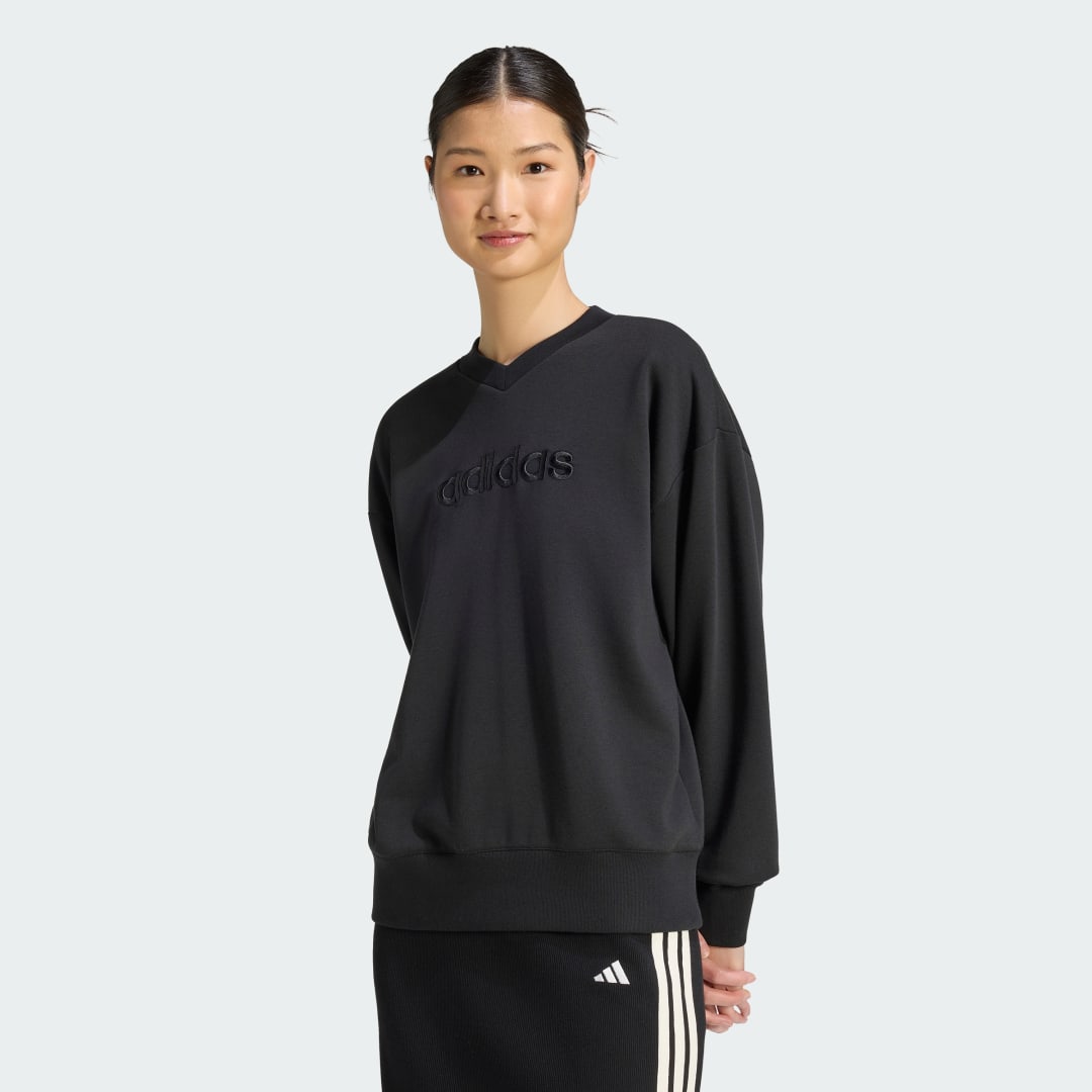 Μπλούζα Seasonal Essentials Satin V-Neck