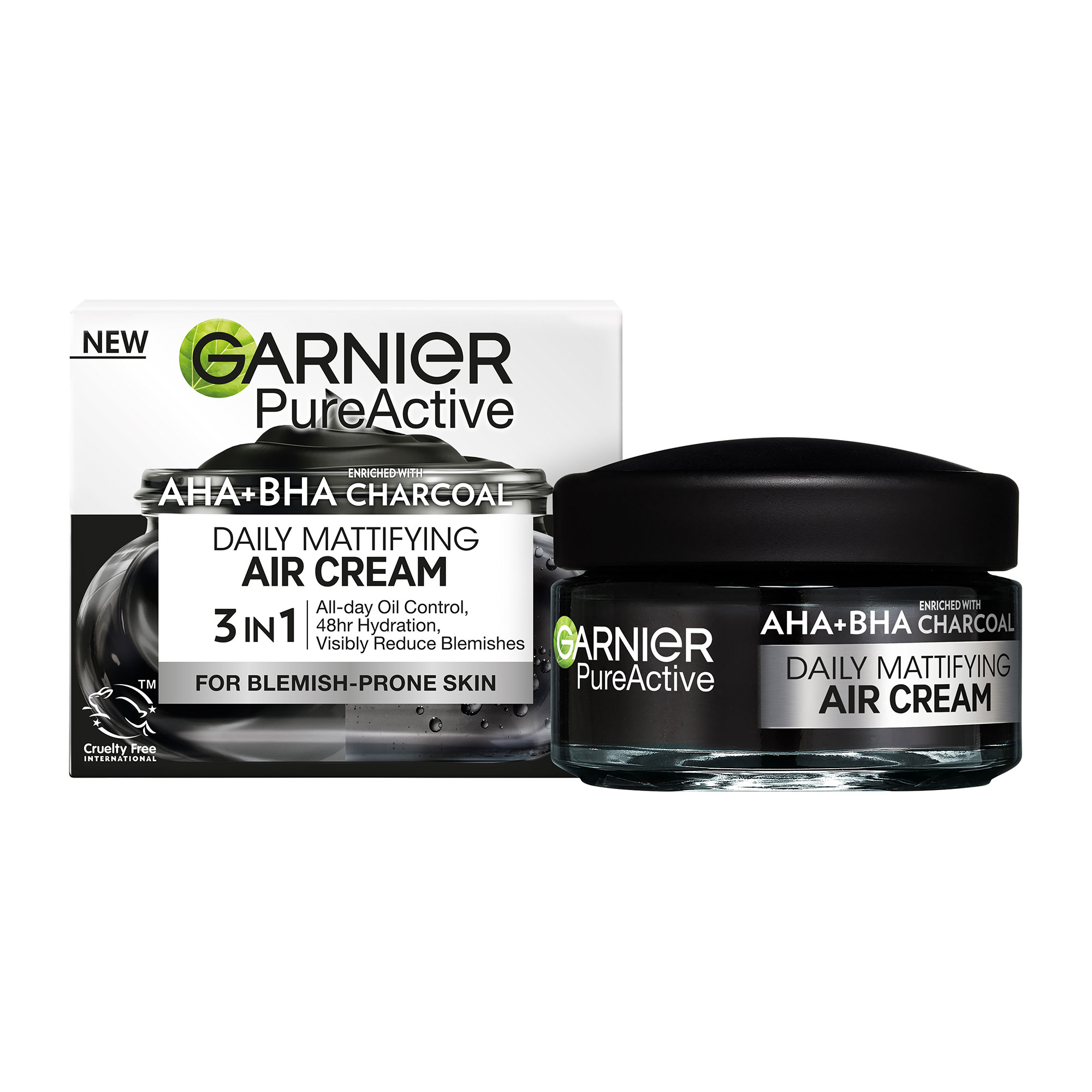 Pure Active Air Cream Κρέμα Προσώπου Με Ελαφριά Υφή Για Επιδερμίδα Με Ατέλειες 50ml