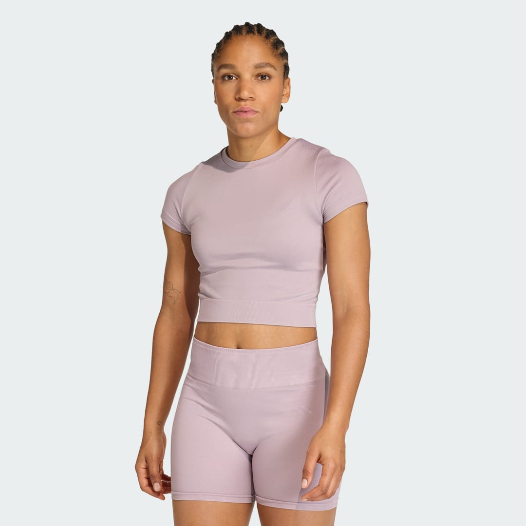Κοντό μπλουζάκι Workout Essentials Knit Baby Tee