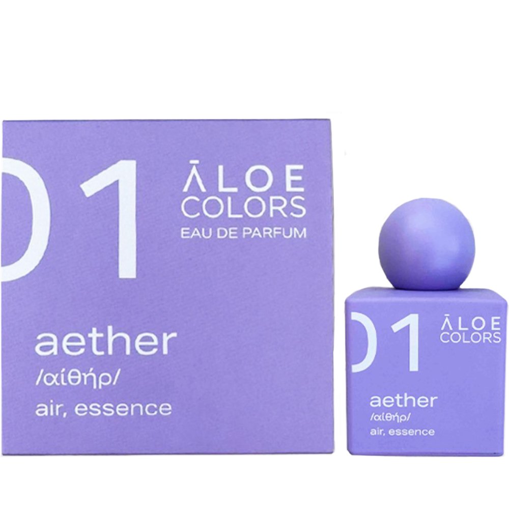 Aloe Colors Eau De Parfum Γυναικείο Αέρινο Άρωμα με Απαλές Νότες από Λευκό Γιασεμί & Σανδαλόξυλο 50ml - Aether