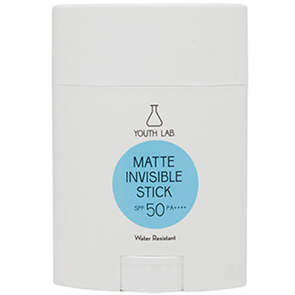Youth Lab Matte Invisible Spf50 Stick Αδιάβροχο Διάφανο Αντηλιακό Στικ Προσώπου Υψηλής Προστασίας με Ματ Τελείωμα 20g