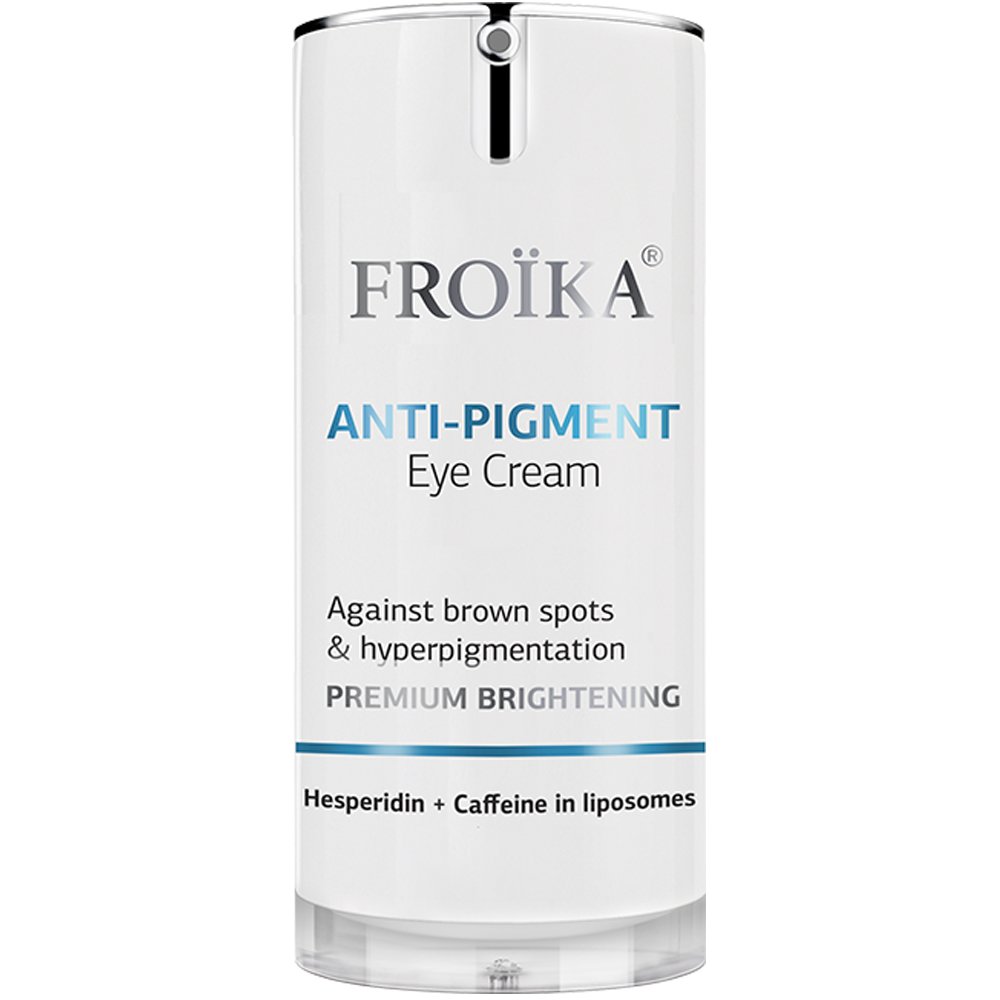 Froika Anti-Pigment Eye Cream Κρέμα Ματιών Κατά των Καφέ Κηλίδων & της Υπερμελάγχρωσης 15ml