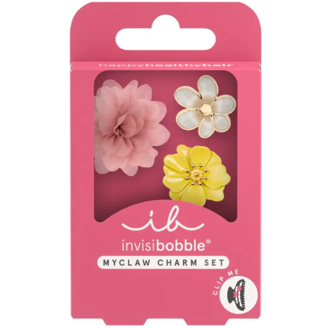 Invisibobble Clipstar My Claw Charm Set Hothouse Florals Charms σε Σχέδια Λουλουδιών για Μοναδικό Στυλ στα Μαλλιά 1 Τεμάχιο
